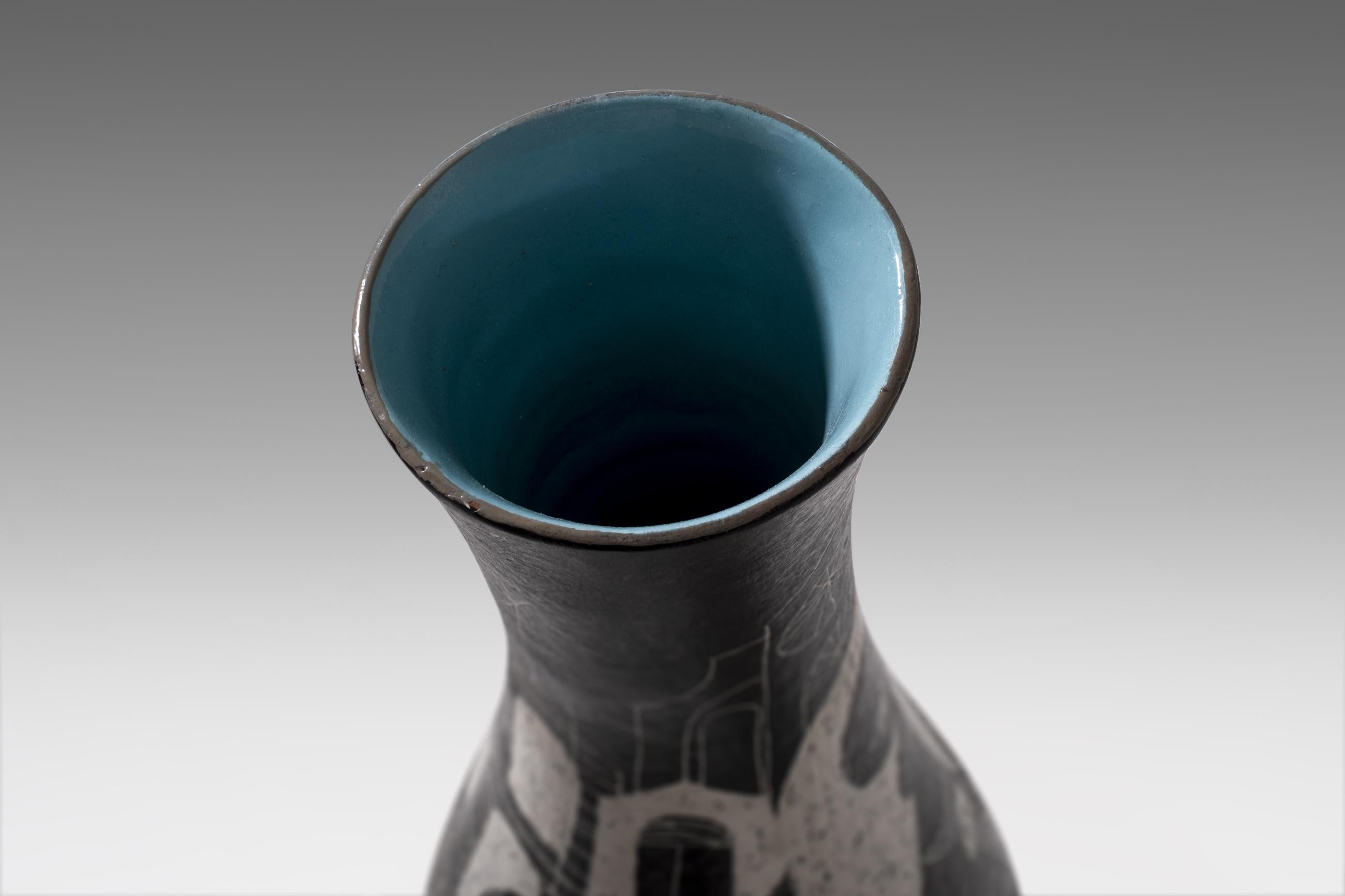 Large Ceramic Vase by Marcello Fantoni, Italy 1