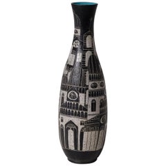 Large Ceramic Vase by Marcello Fantoni, Italy