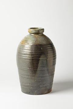 Large Ceramic Vase by Martin Hammond from La Borne, circa 1975