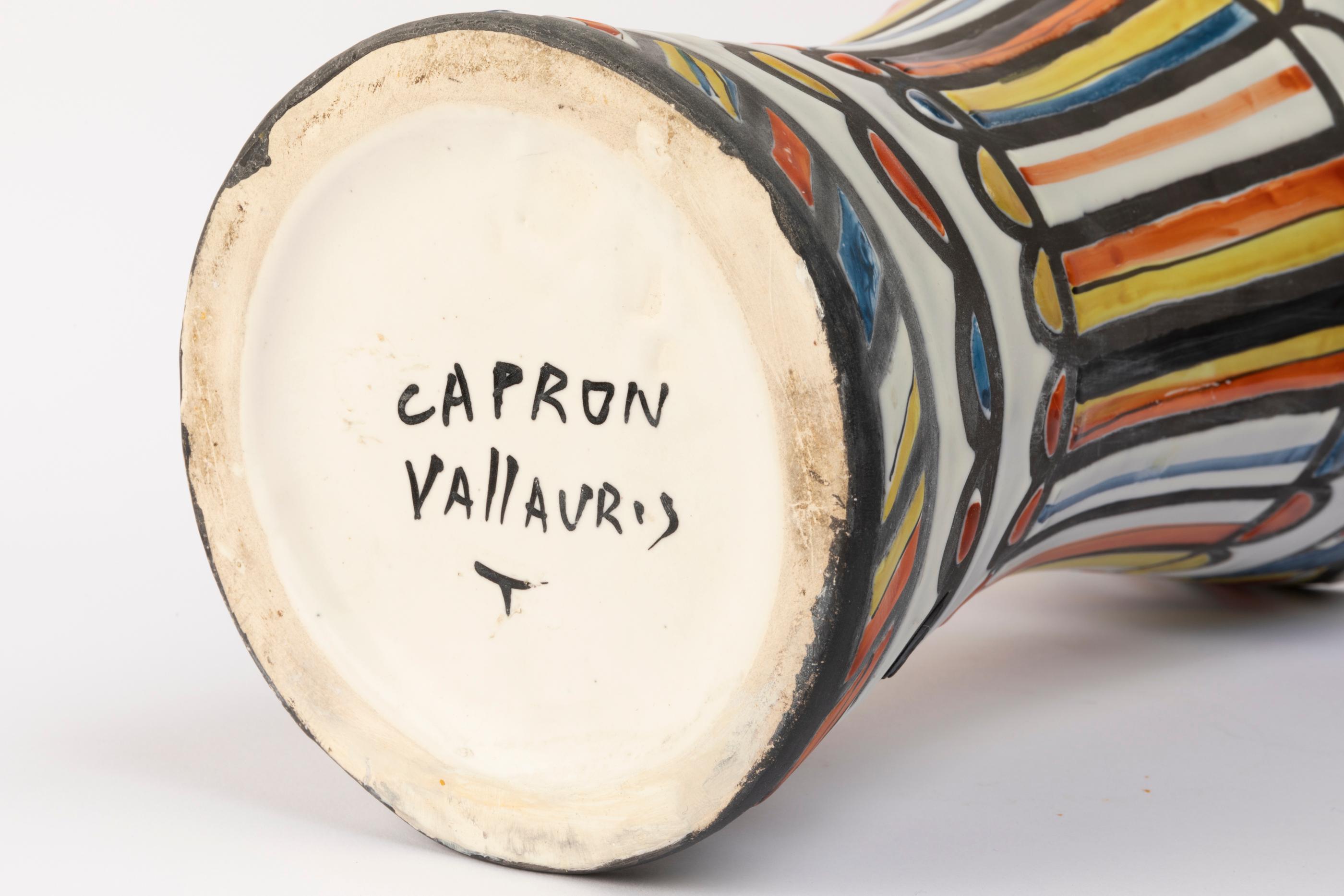Large Ceramic Vase by Roger Capron 4