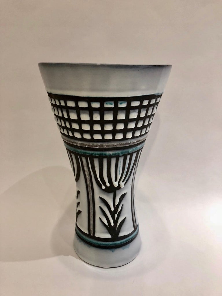 Large Ceramic Vase by Roger Capron, Vallauris, 1950s For Sale 1