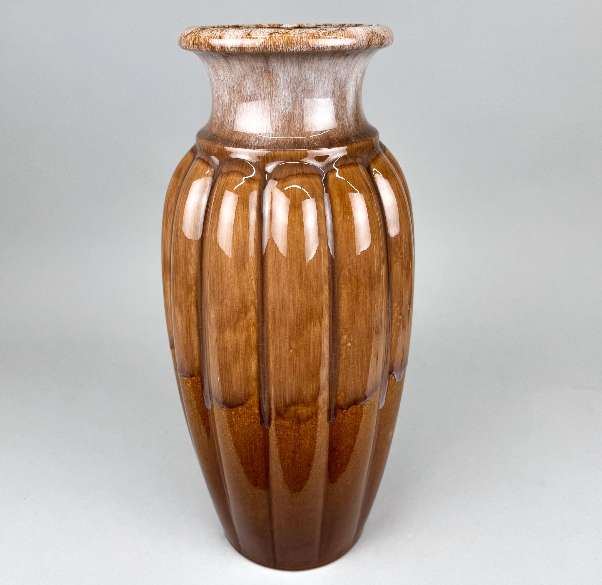 Mid-Century moderno Vaso grande in ceramica di Scheurich, Germania, anni '60 in vendita
