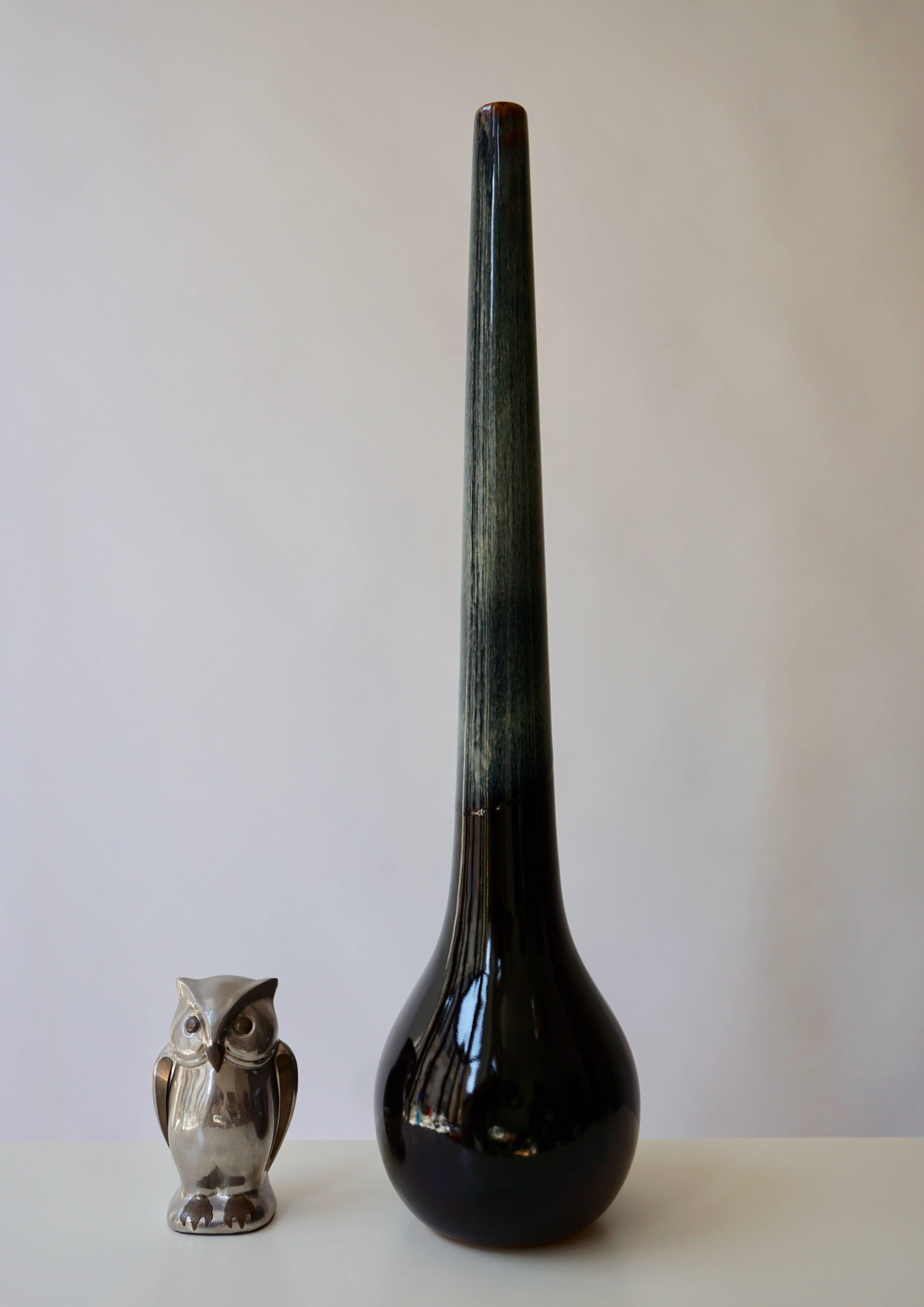 Large Ceramic Vase by Thulin, Belgium 2