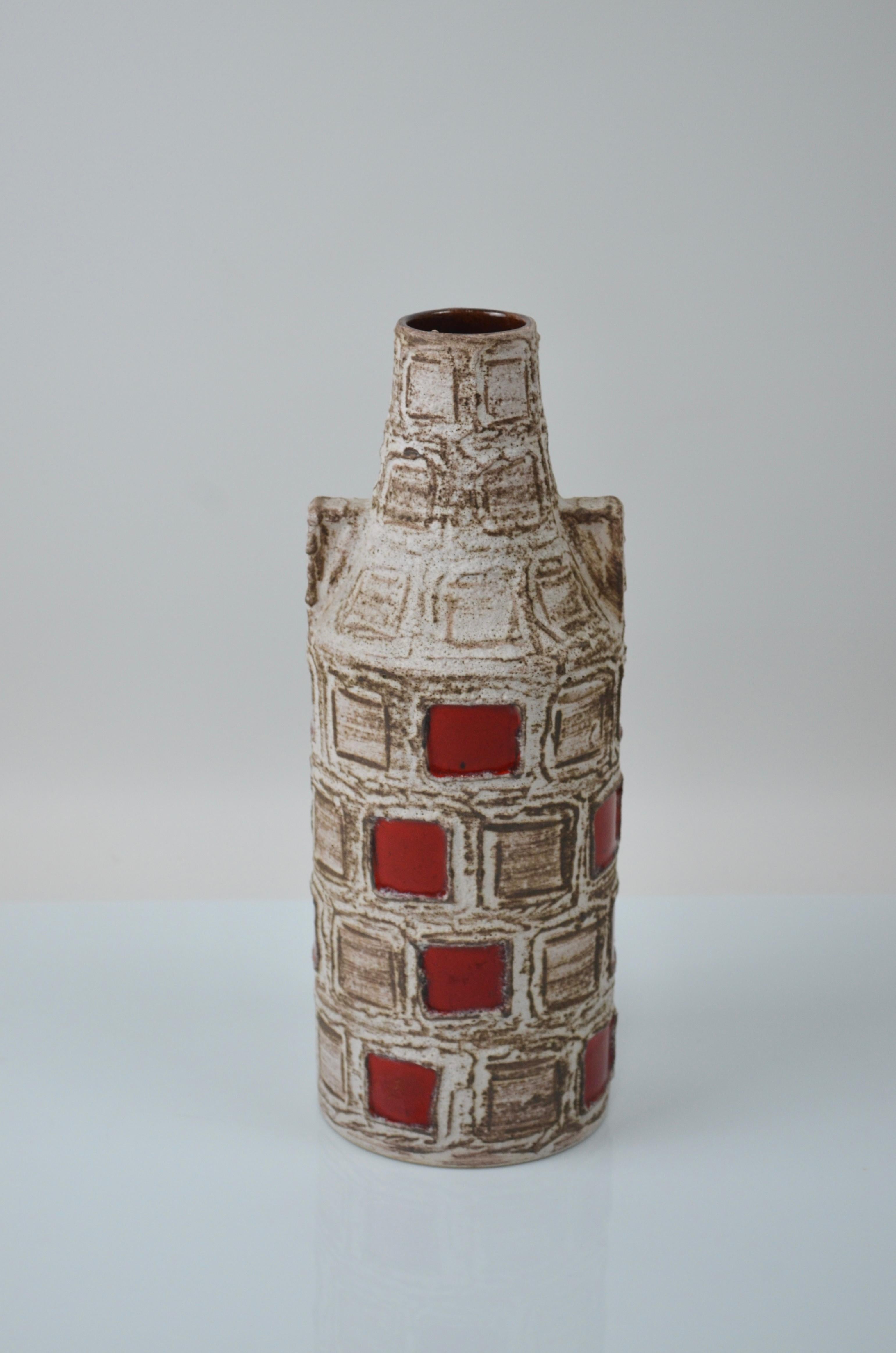 Mid-Century Modern Large Ceramic Vase Capri by Ilse Stephan for Schlossberg, 1960s For Sale