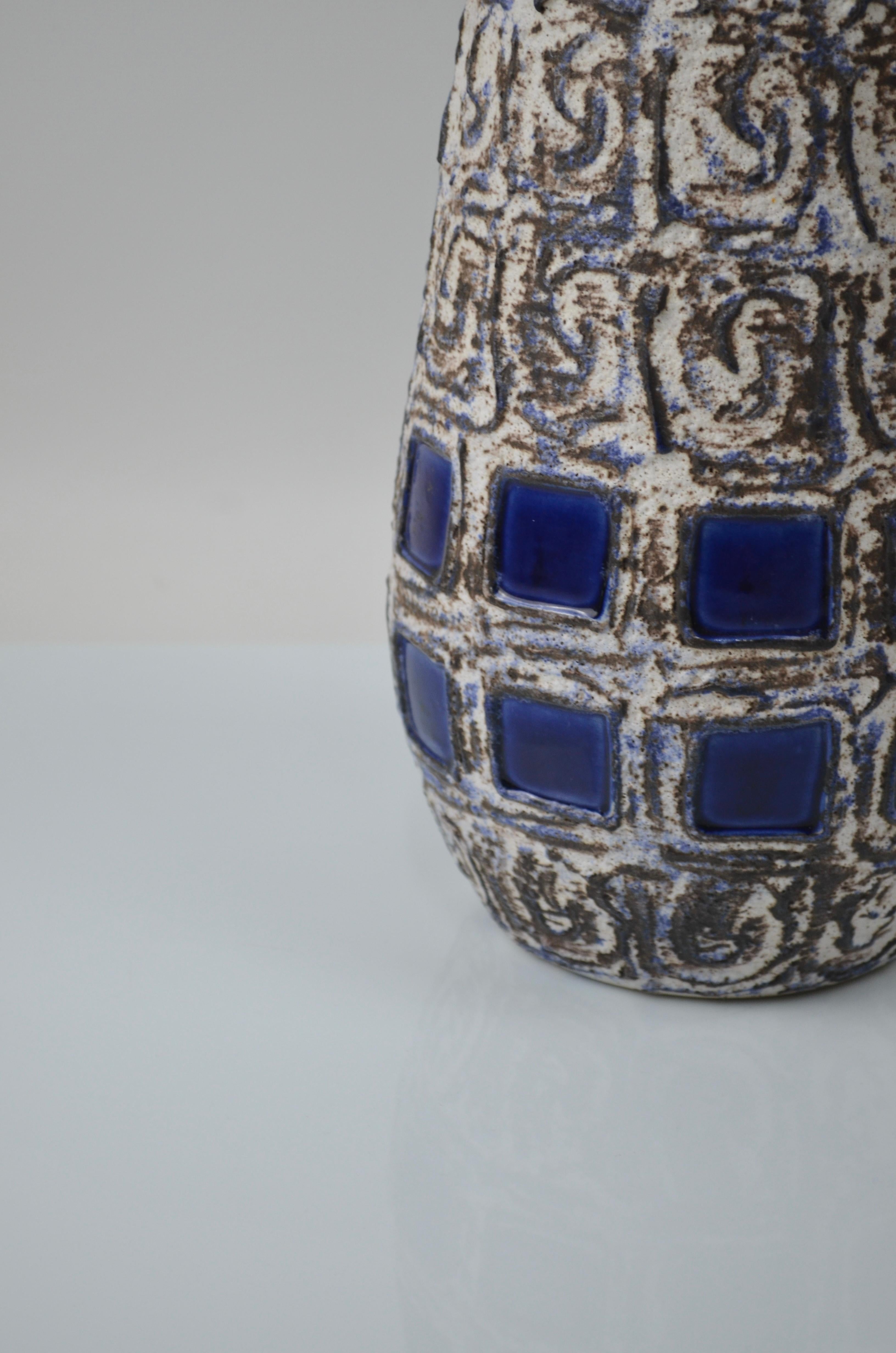 Allemand Grand vase en céramique Capri d'Ilse Stephan pour Schlossberg, années 1960 en vente