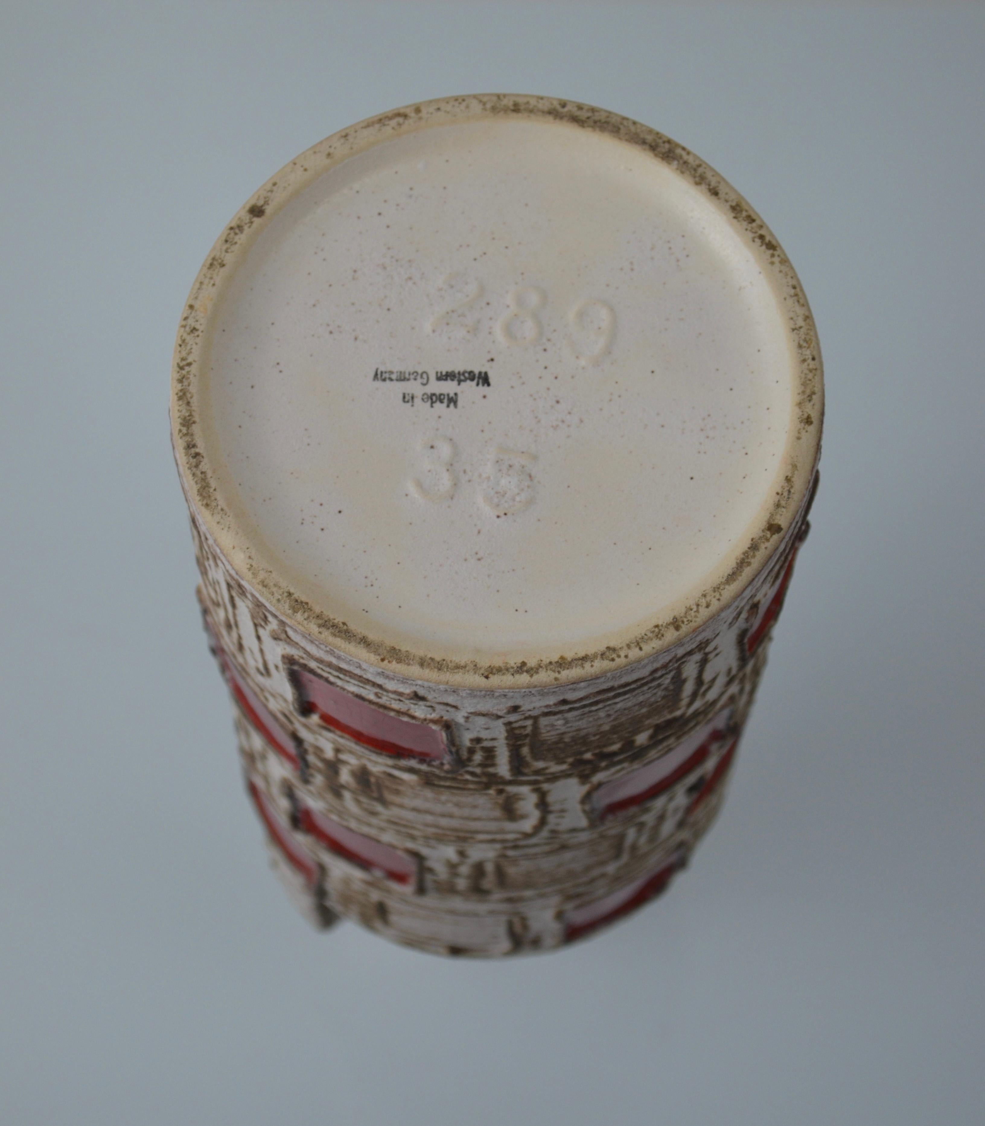 Large Ceramic Vase Capri by Ilse Stephan for Schlossberg, 1960s In Good Condition For Sale In Marinha Grande, PT