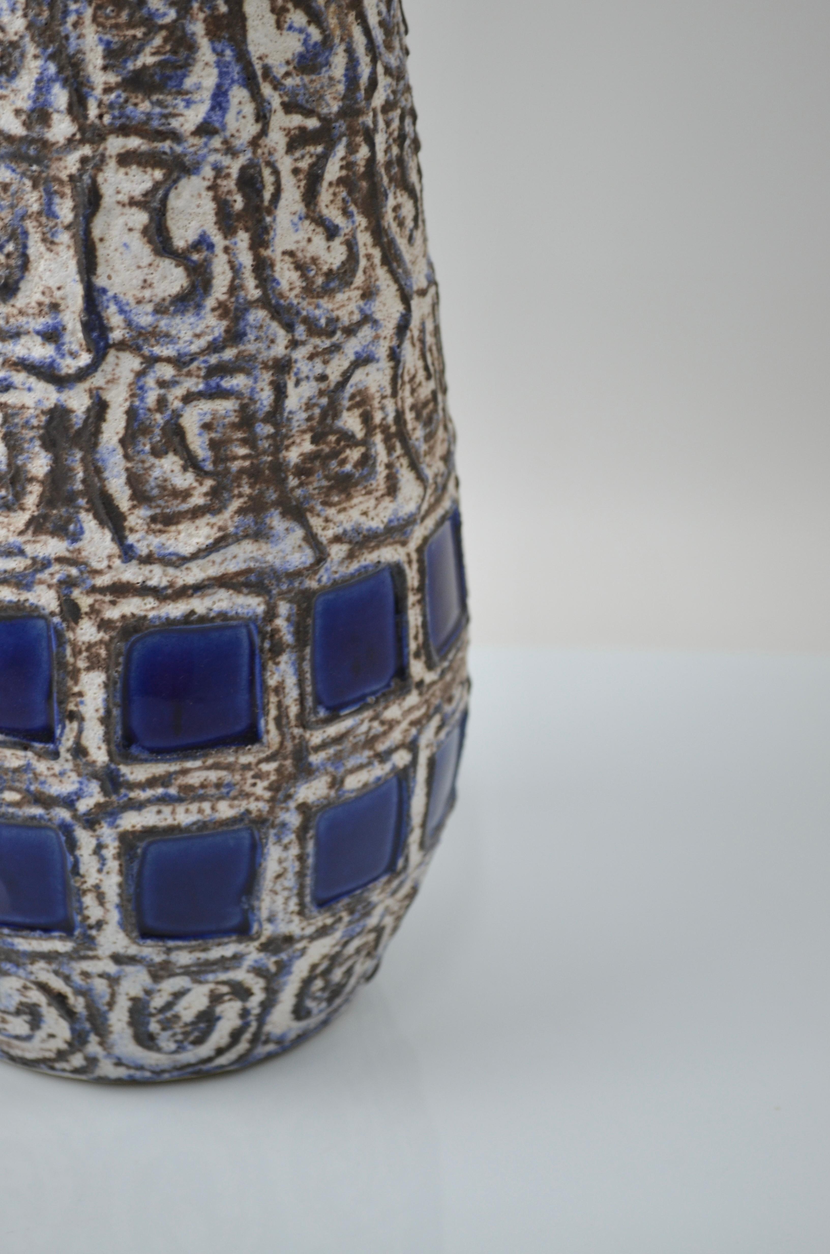 Large Ceramic Vase Capri by Ilse Stephan for Schlossberg, 1960s For Sale 1