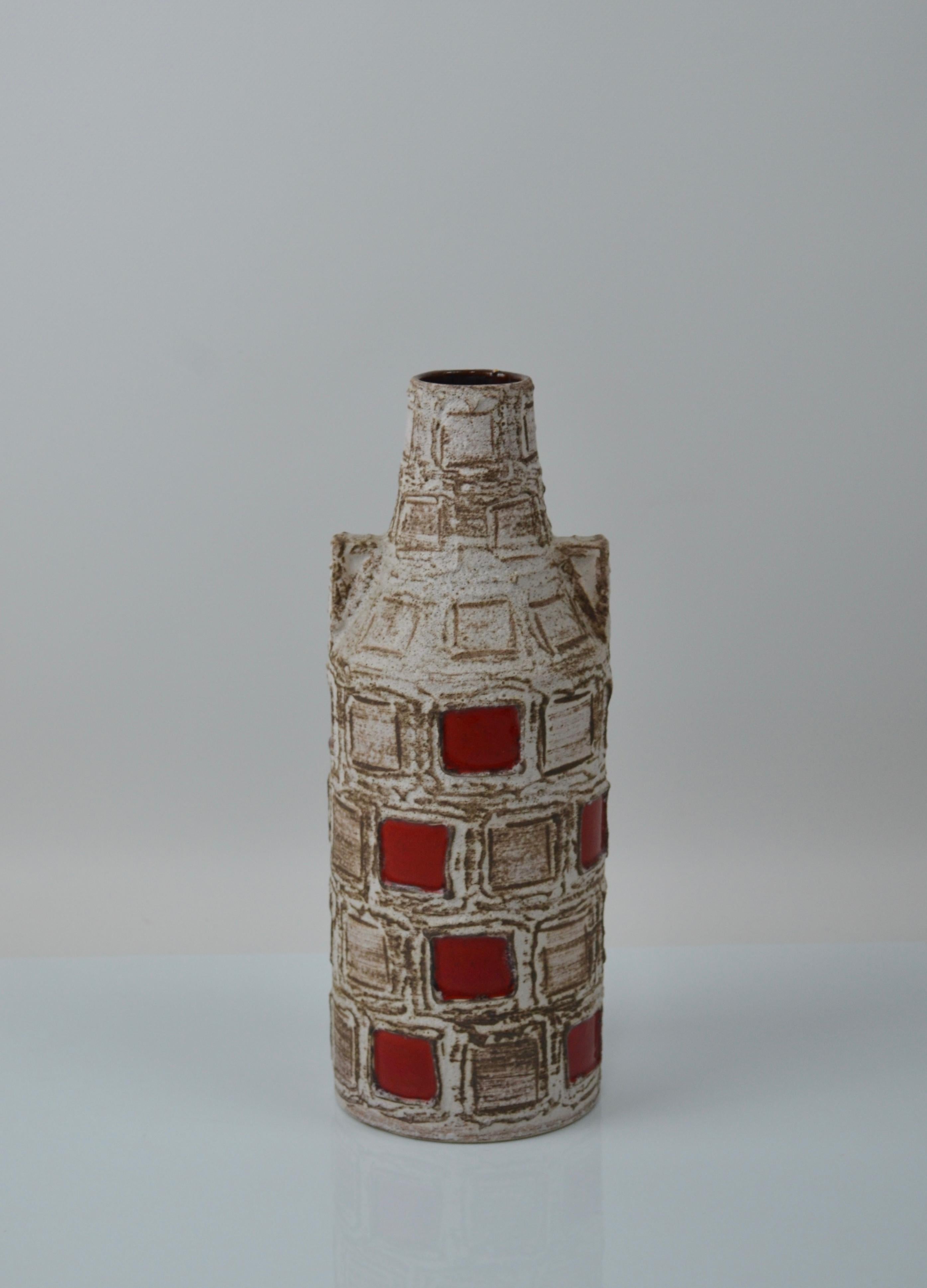 Céramique Grand vase en céramique Capri d'Ilse Stephan pour Schlossberg, années 1960 en vente