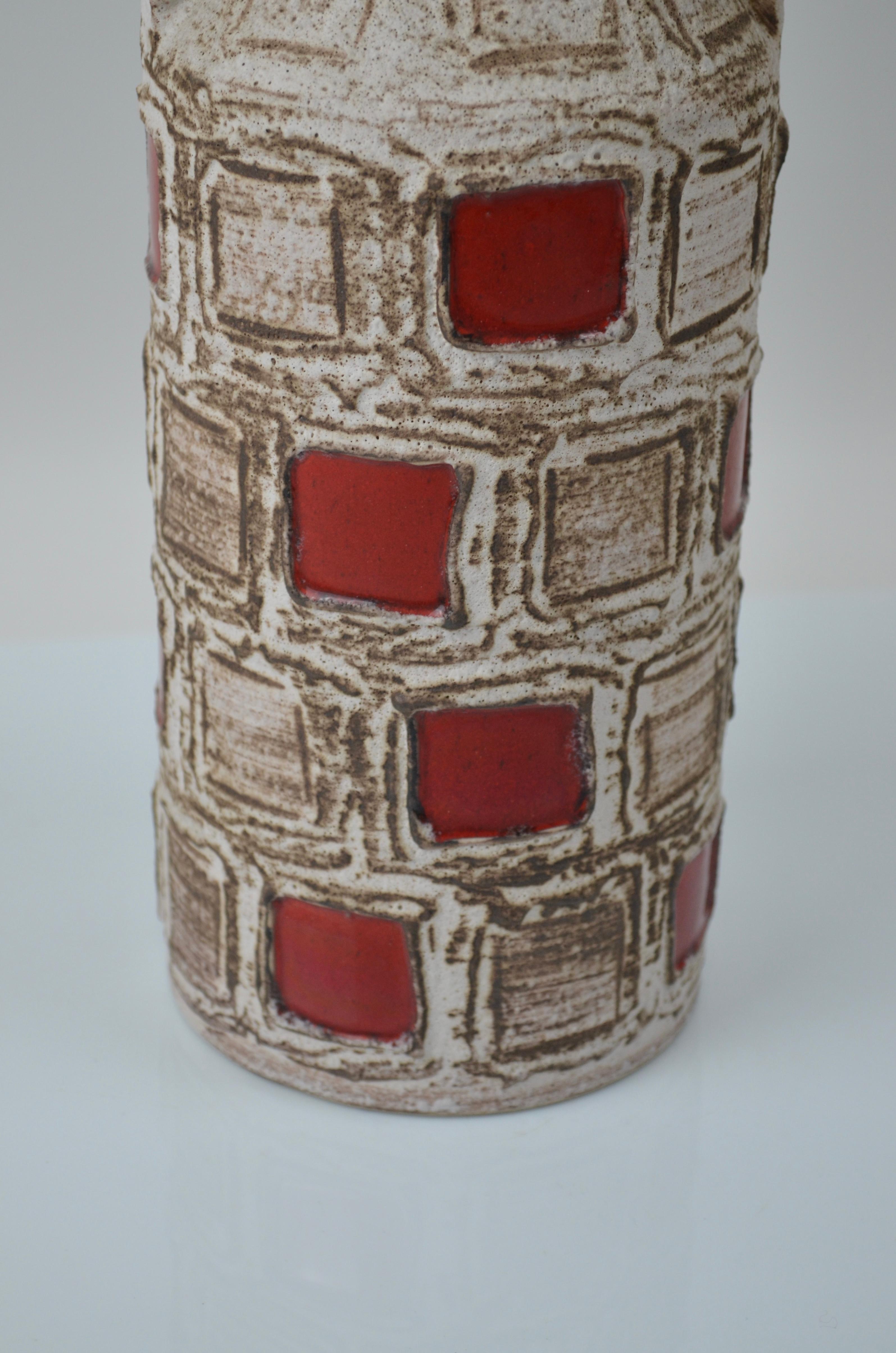 Large Ceramic Vase Capri by Ilse Stephan for Schlossberg, 1960s For Sale 2