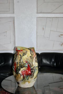 grand vase en céramique de l'usine Ciavarolomi Albisola