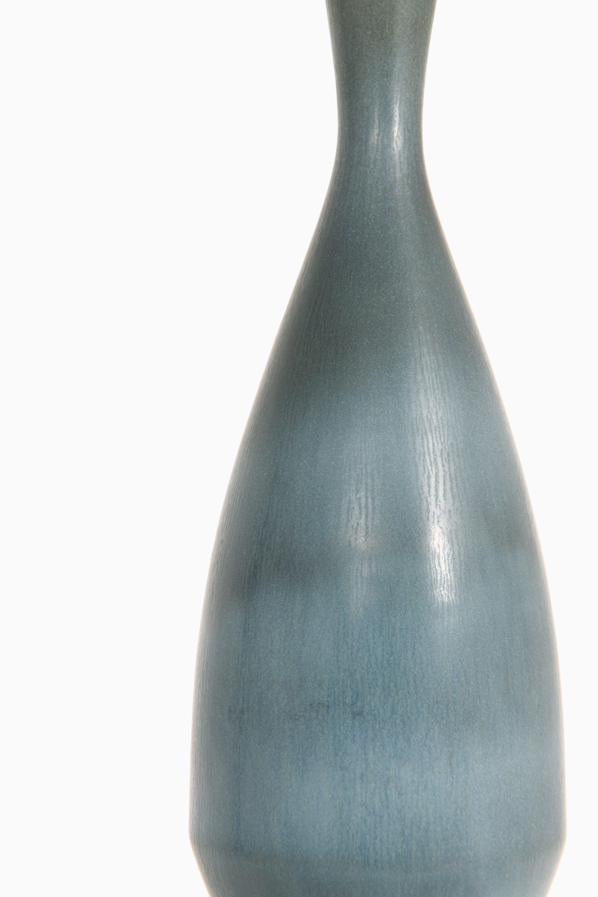 Große Keramikvase mit Hasenfellglasur von Berndt Friberg, 1966 (Skandinavische Moderne) im Angebot