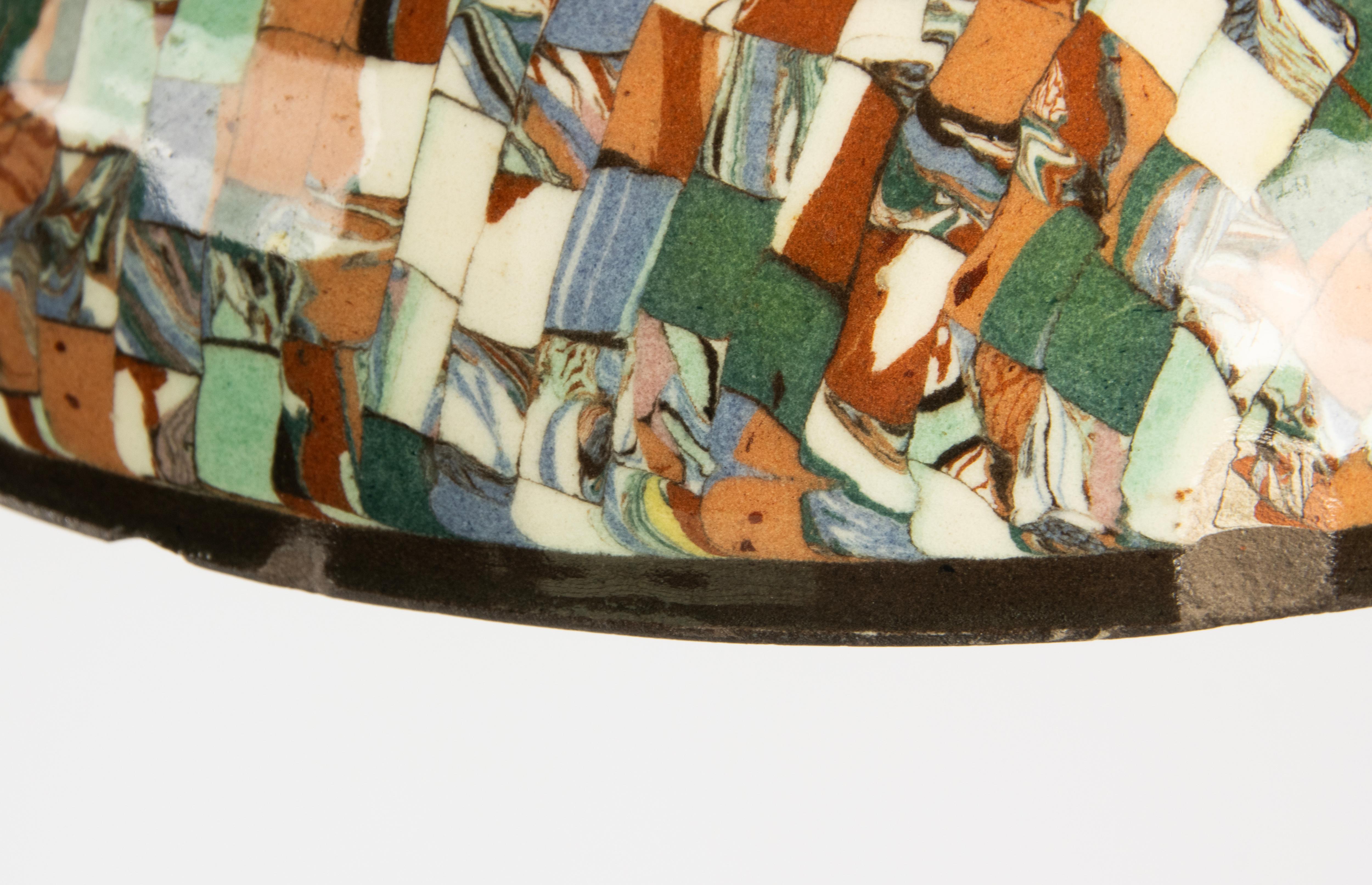Large Ceramic Vase - Jean Gerbino for Vallauris - Mosaik For Sale 7