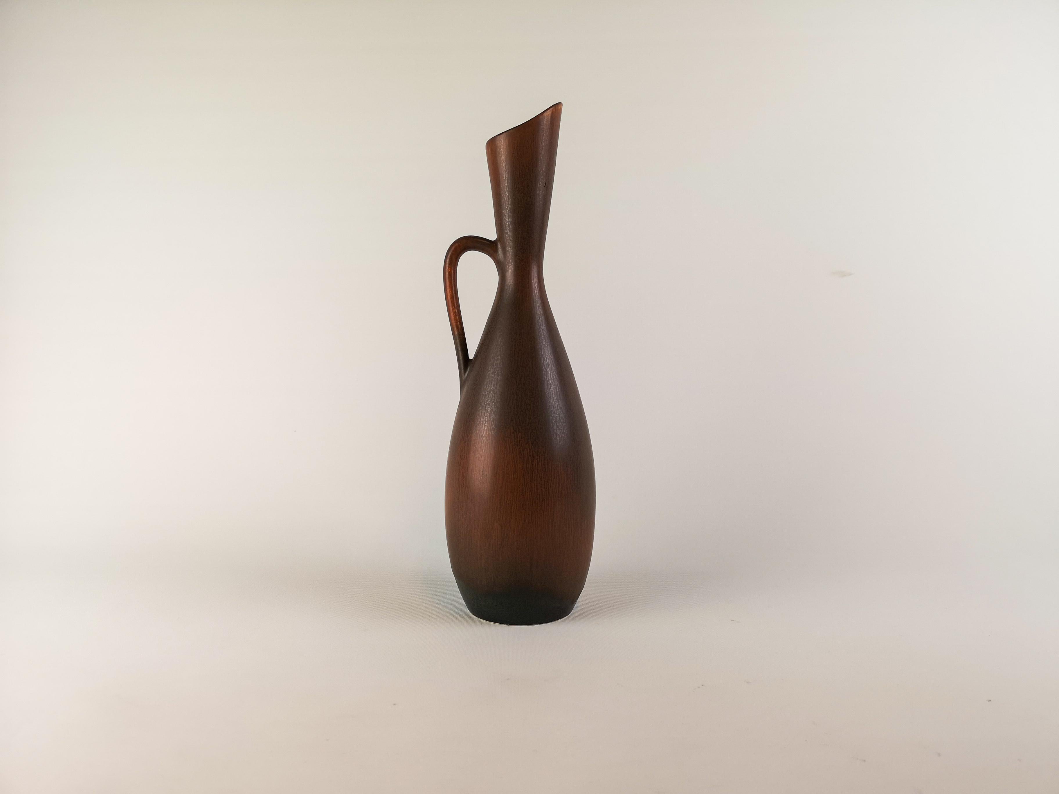 Mid-Century Modern Large Ceramic Vase Rörstrand Carl Harry Stålhane, Sweden