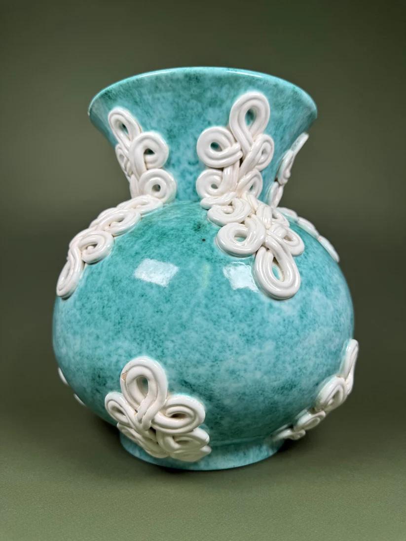 Stile provenzale Grande vaso in ceramica, Sainte Radegonde, circa 1940 in vendita