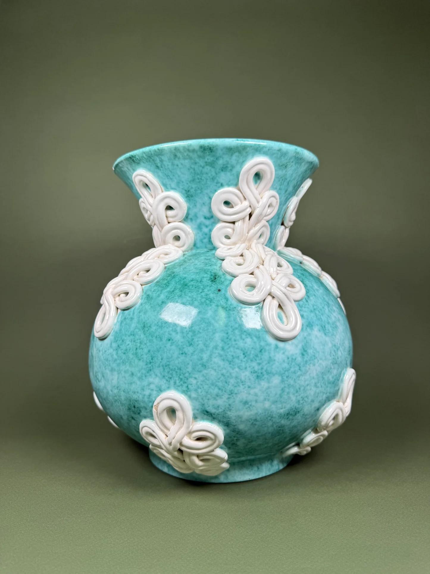Smaltato Grande vaso in ceramica, Sainte Radegonde, circa 1940 in vendita