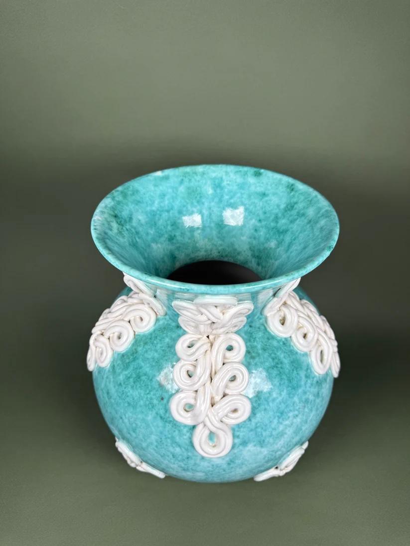 Grande vaso in ceramica, Sainte Radegonde, circa 1940 In condizioni buone in vendita a New York, NY