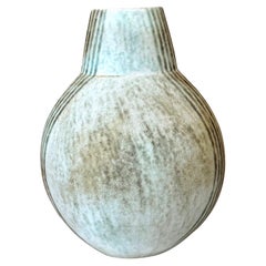 Large Ceramic Vase with Banded Glaze by John Ward