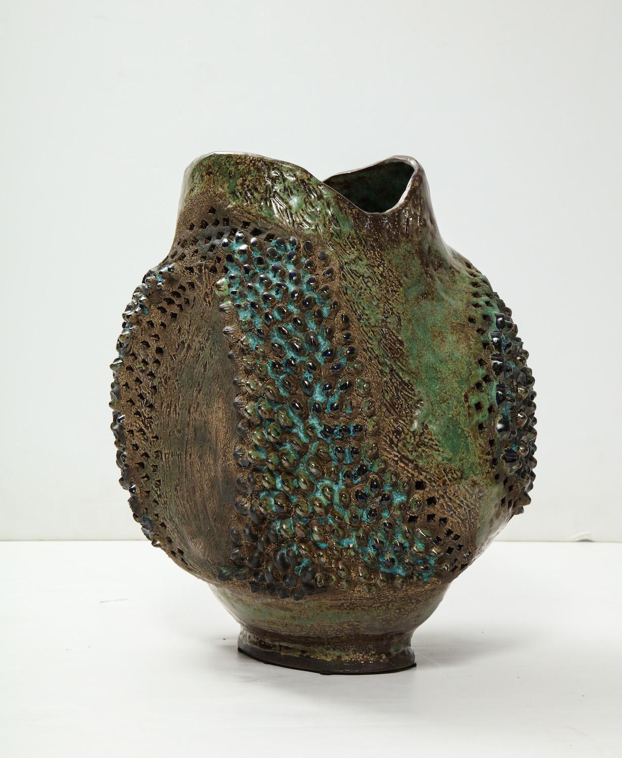Modern Large Ceramic Vessel by Dena Zemsky