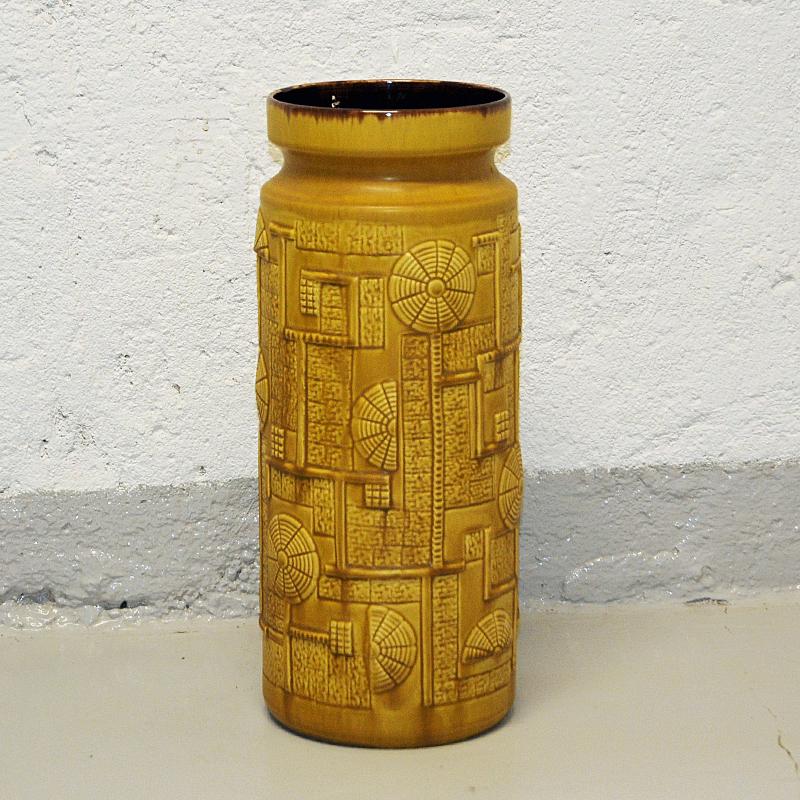 Große Vintage-Vase Narvik aus Keramik von Bodo Mans, Westdeutschland, 1970er Jahre (Deutsch) im Angebot