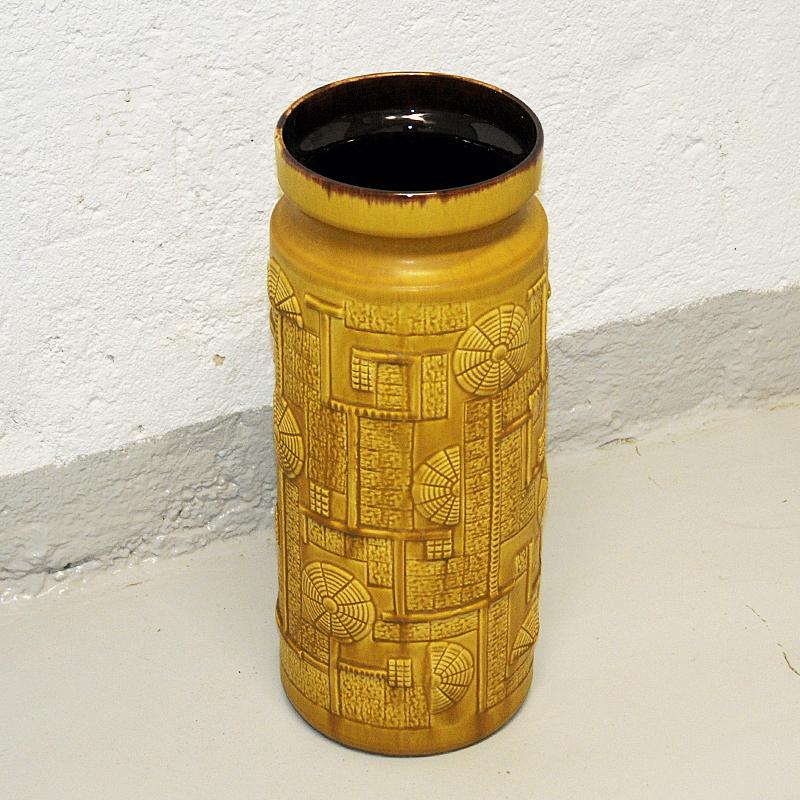 Late 20th Century Large Ceramic vintage vase Narvik by Bodo Mans West Germany 1970s For Sale