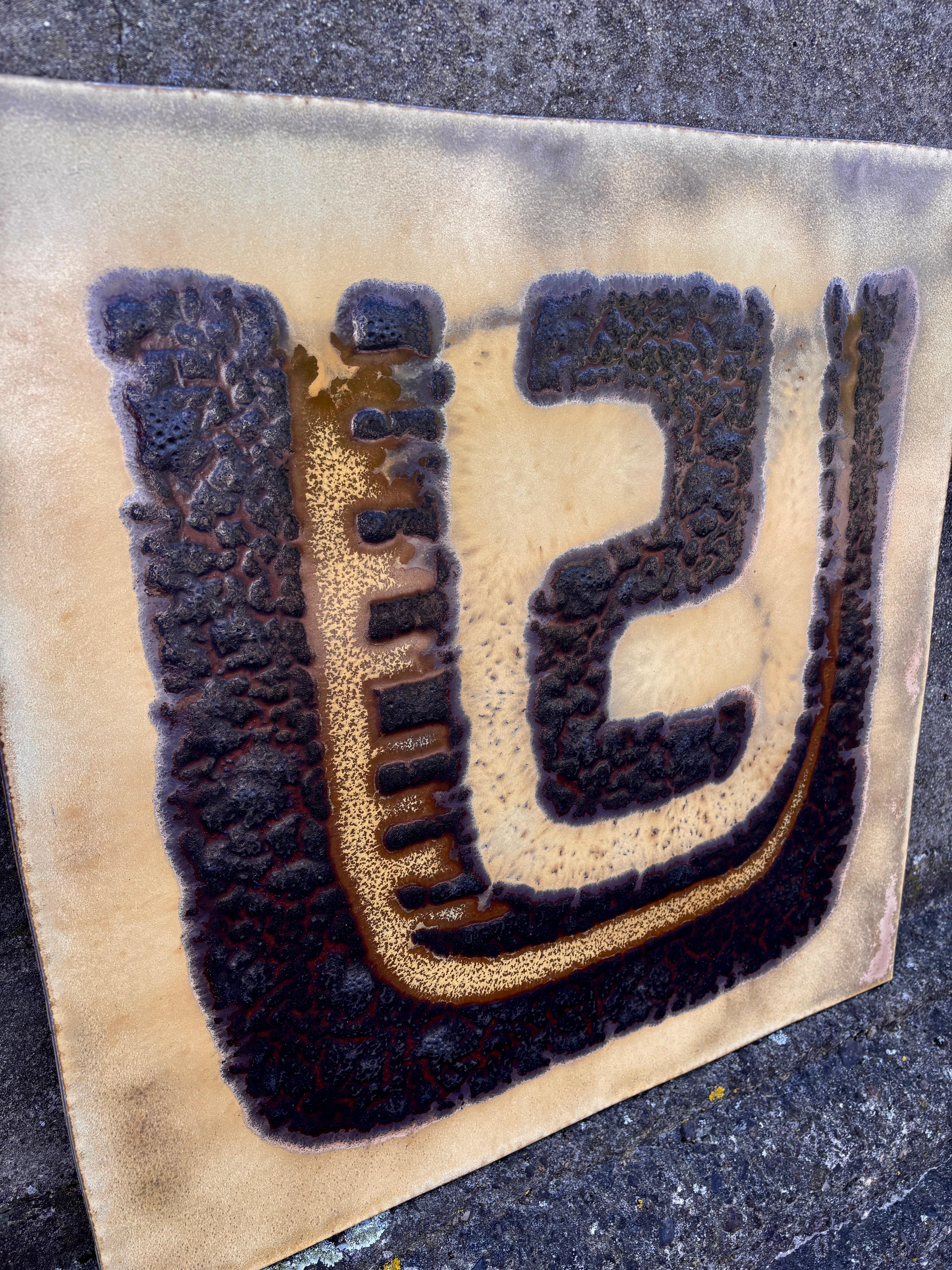 Large ceramic wall plaques from the 1970s (set) For Sale 1