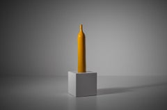 Large Ceramic Yellow Glazed Ceramic Vase, 1960s