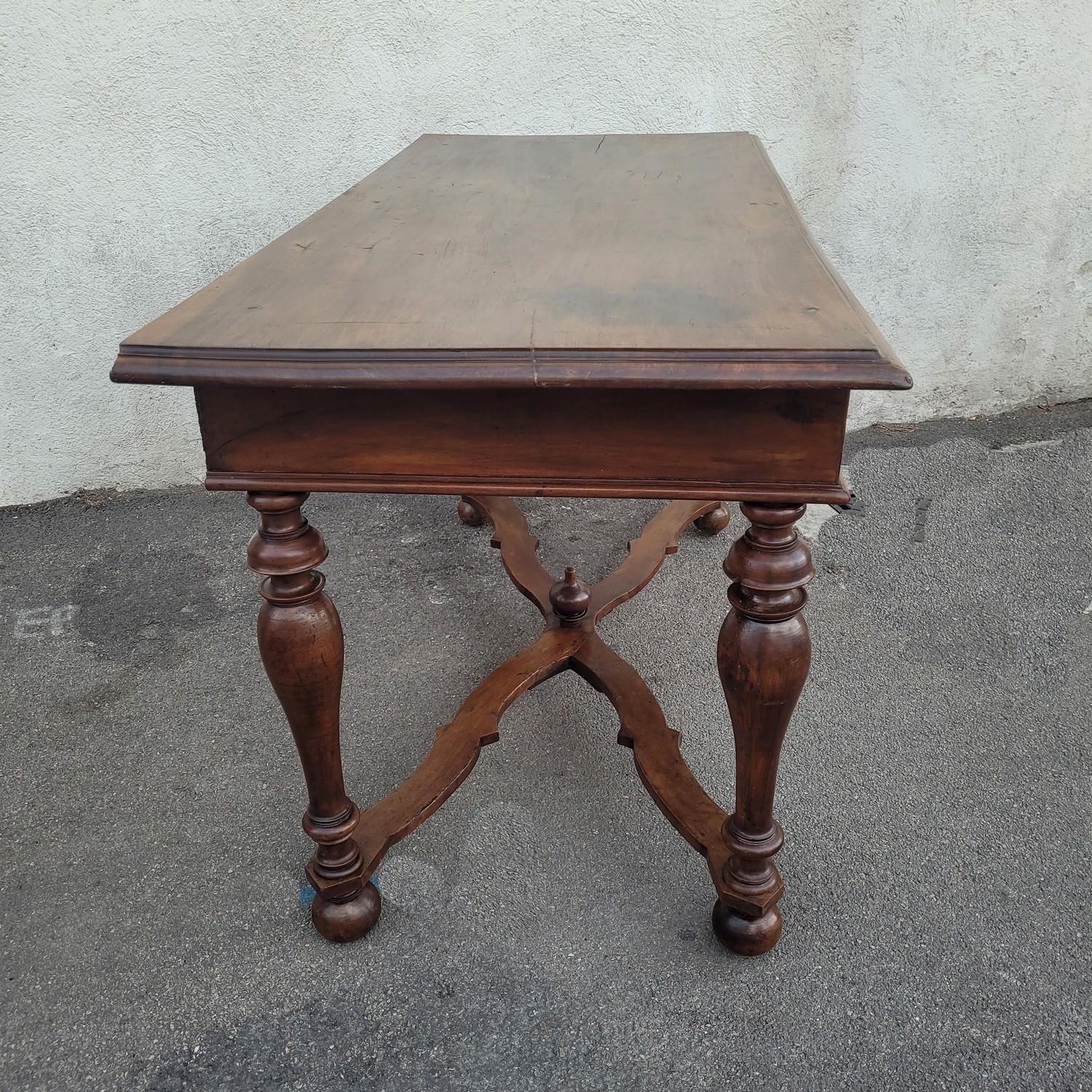 Large Ceremonial Table, Palais Genoa, 17th Century For Sale 10
