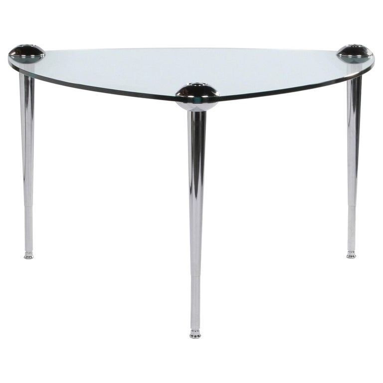 Large Cerruti Baleri Triangular 'Ludwig' Modern Dining Table at 1stDibs