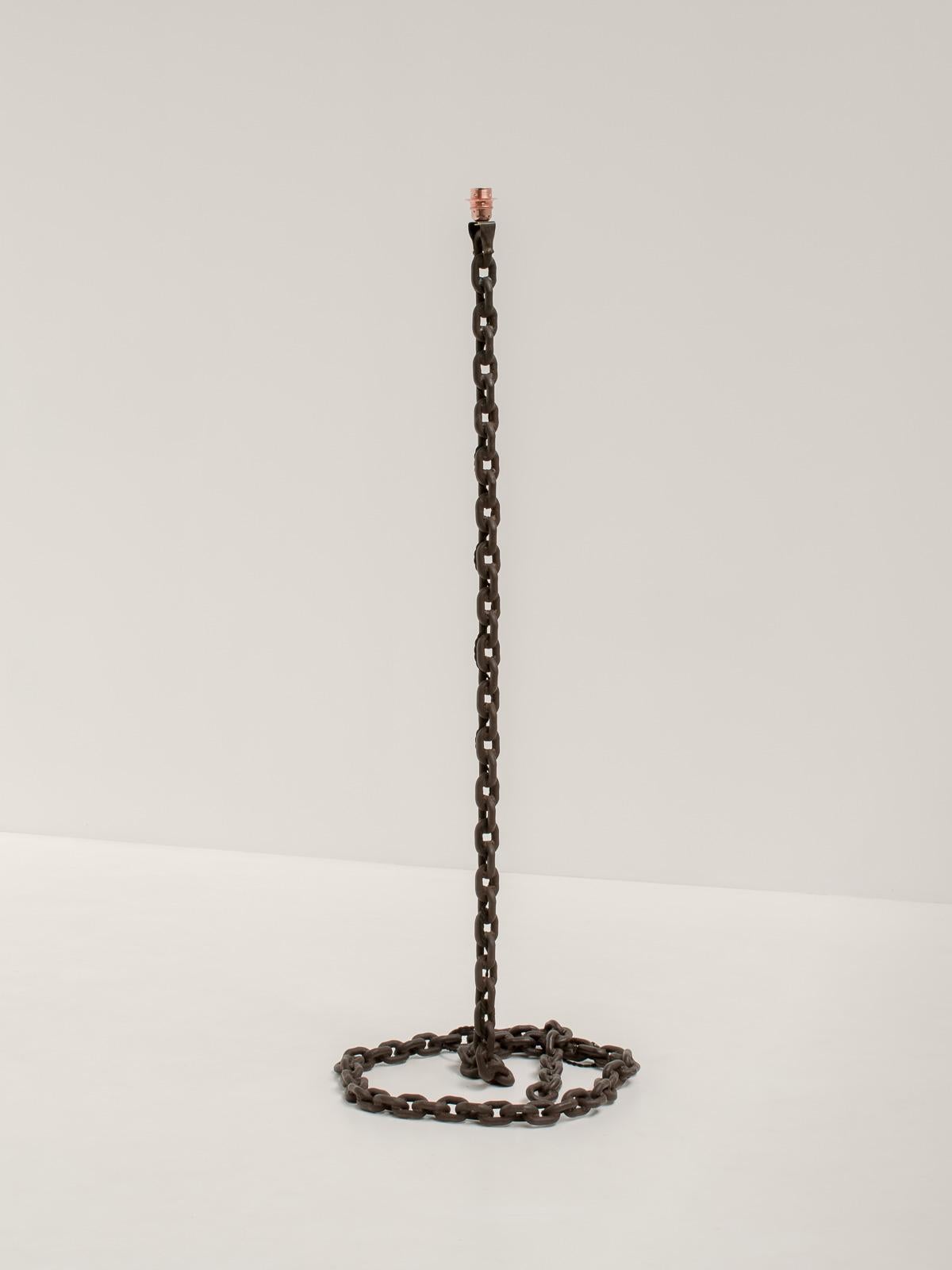Large Chain Link Floor Lamp in the style of Franz West, France, 1970s 5