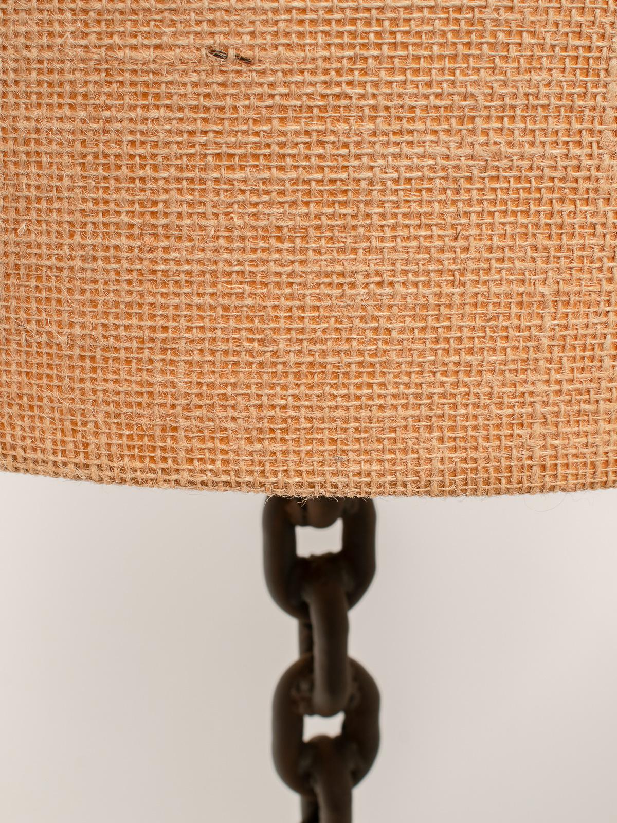 Large Chain Link Floor Lamp in the style of Franz West, France, 1970s 1