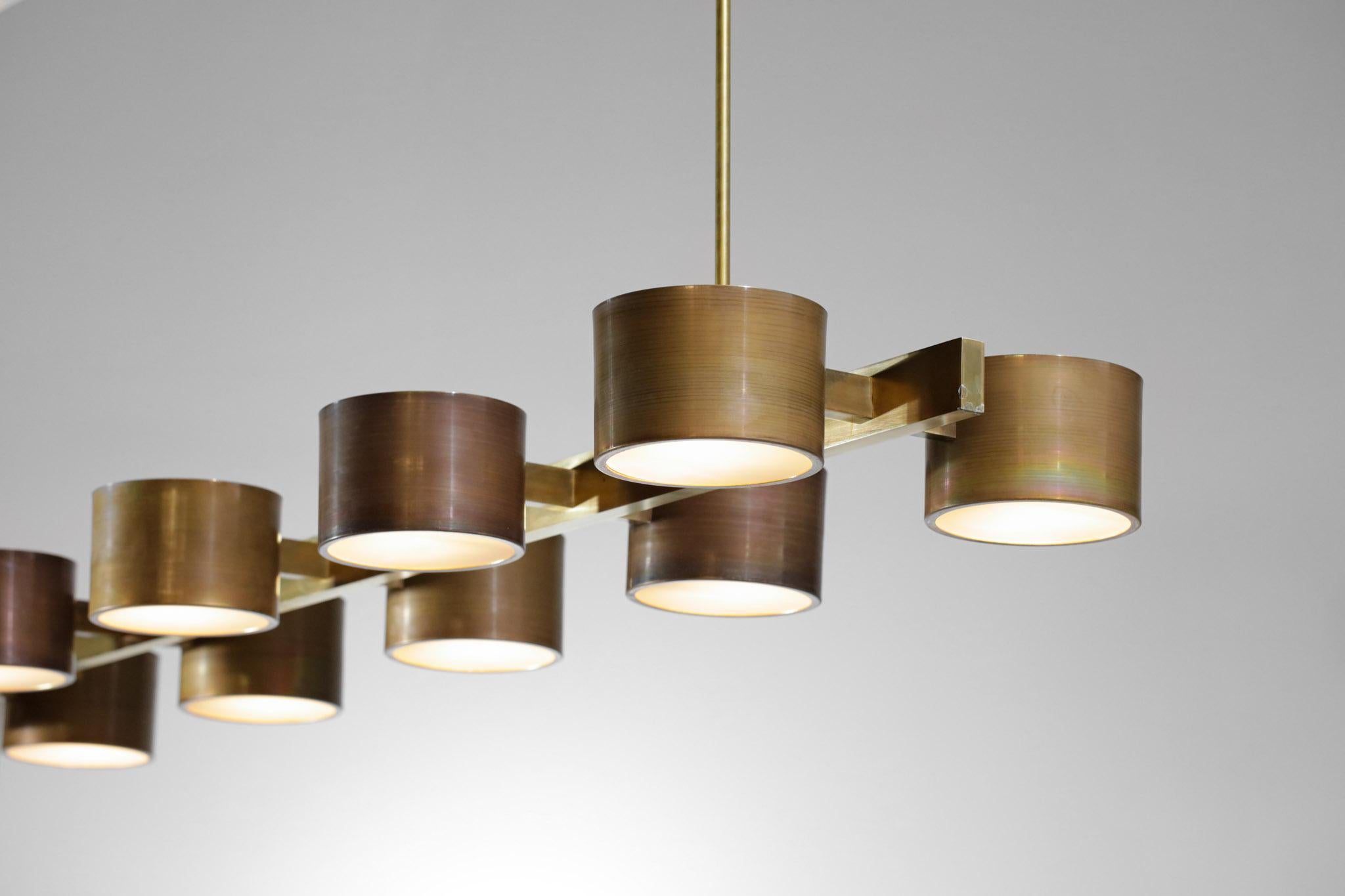 Large Chandelier 12 shades in the Style of Hans Agne Jakobsson 