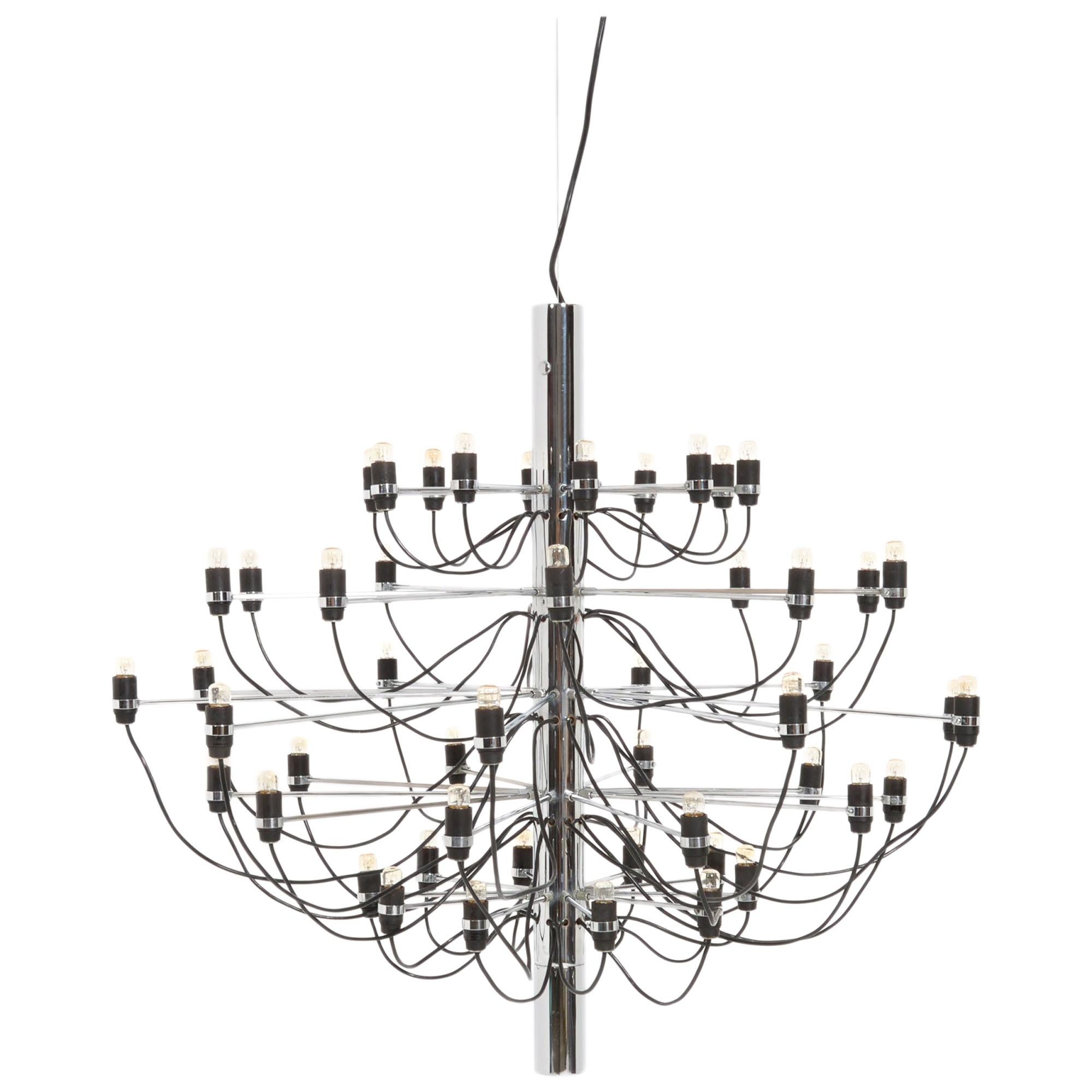 Large Chandelier 2097/50 by Gino Sarfatti for Arteluce For Sale