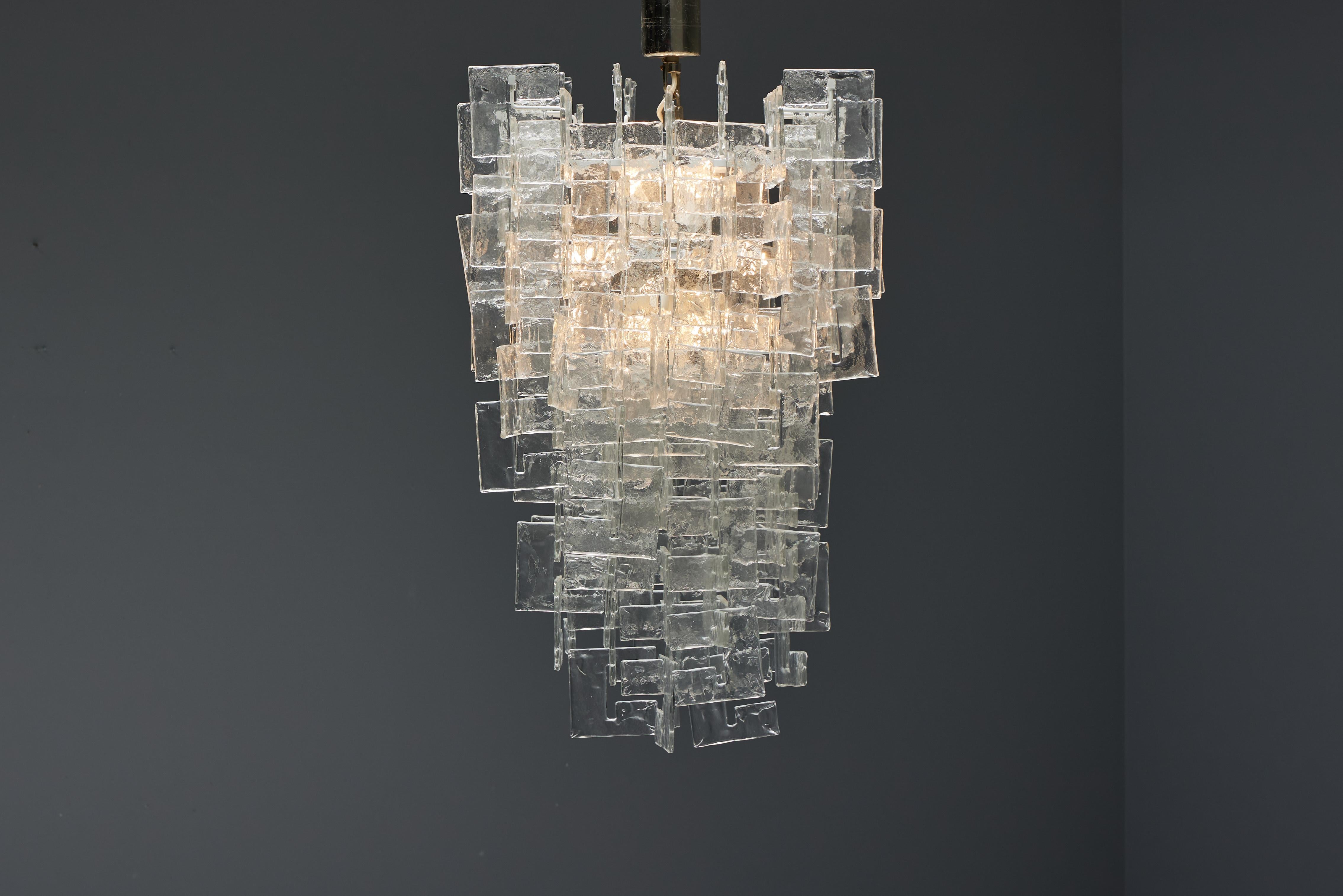 Grand lustre de Carlo Nason pour Mazzega, Italie, années 1960 en vente 3