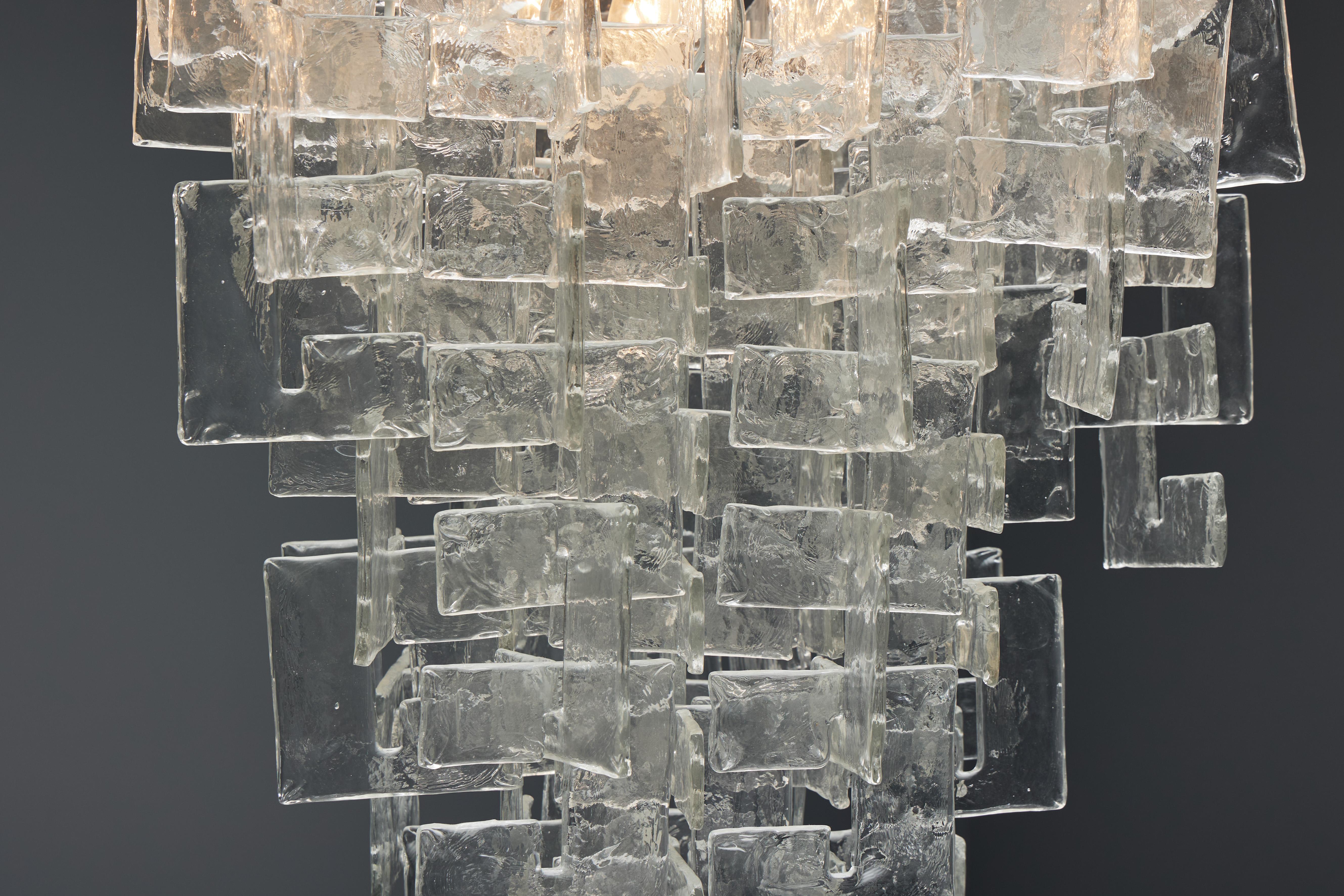 Grand lustre de Carlo Nason pour Mazzega, Italie, années 1960 en vente 4