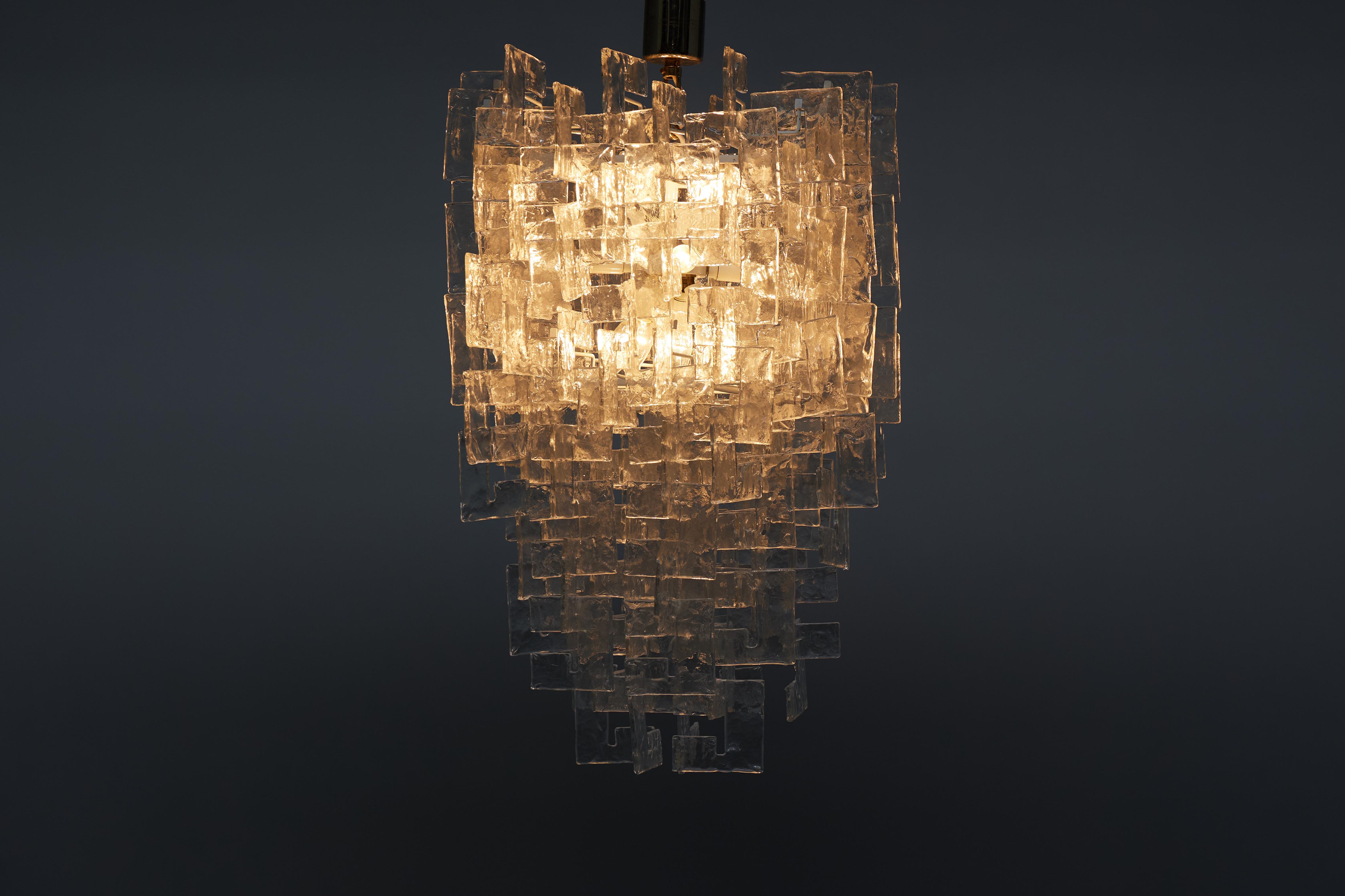 Grand lustre de Carlo Nason pour Mazzega, Italie, années 1960 en vente 6