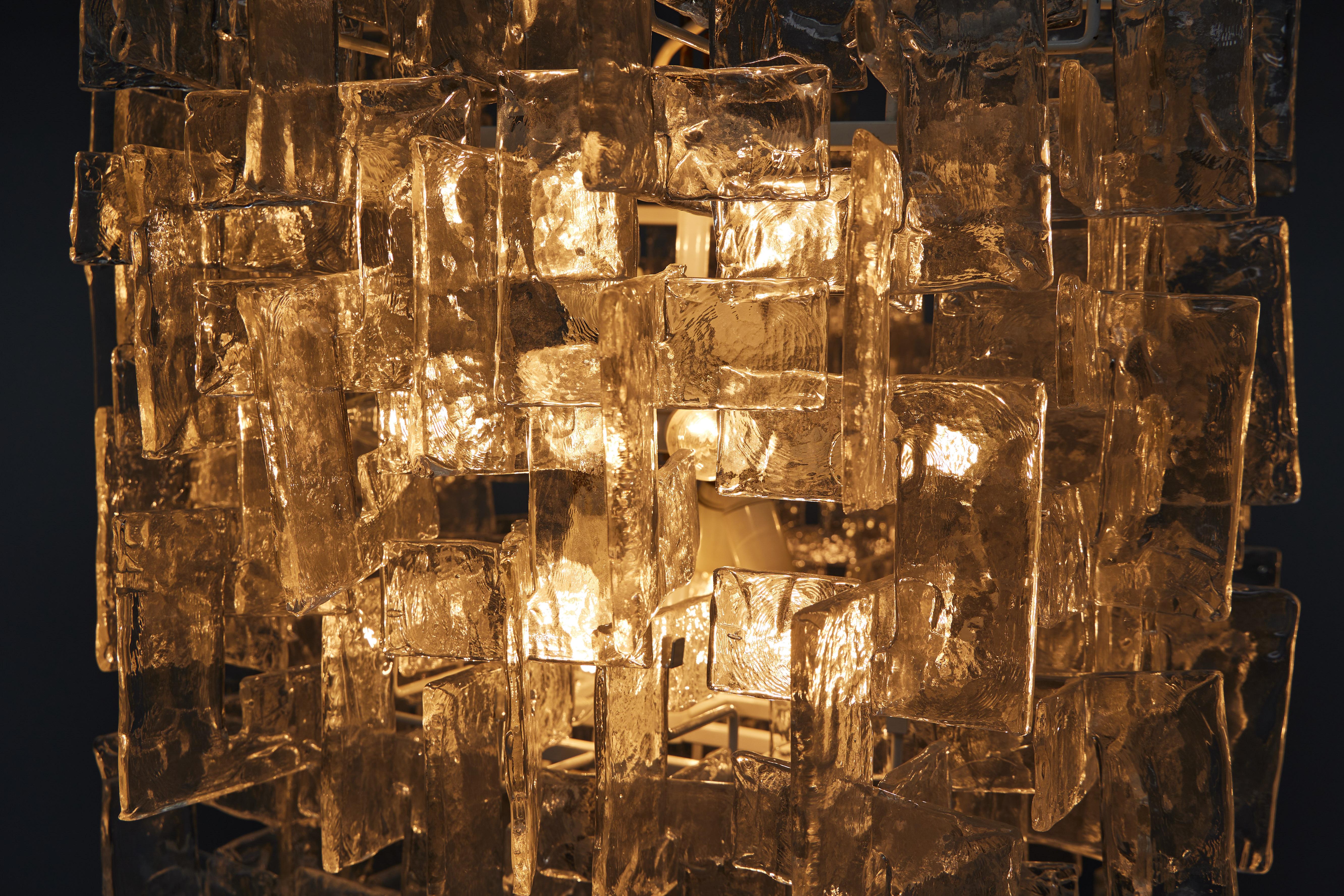 Grand lustre de Carlo Nason pour Mazzega, Italie, années 1960 en vente 7