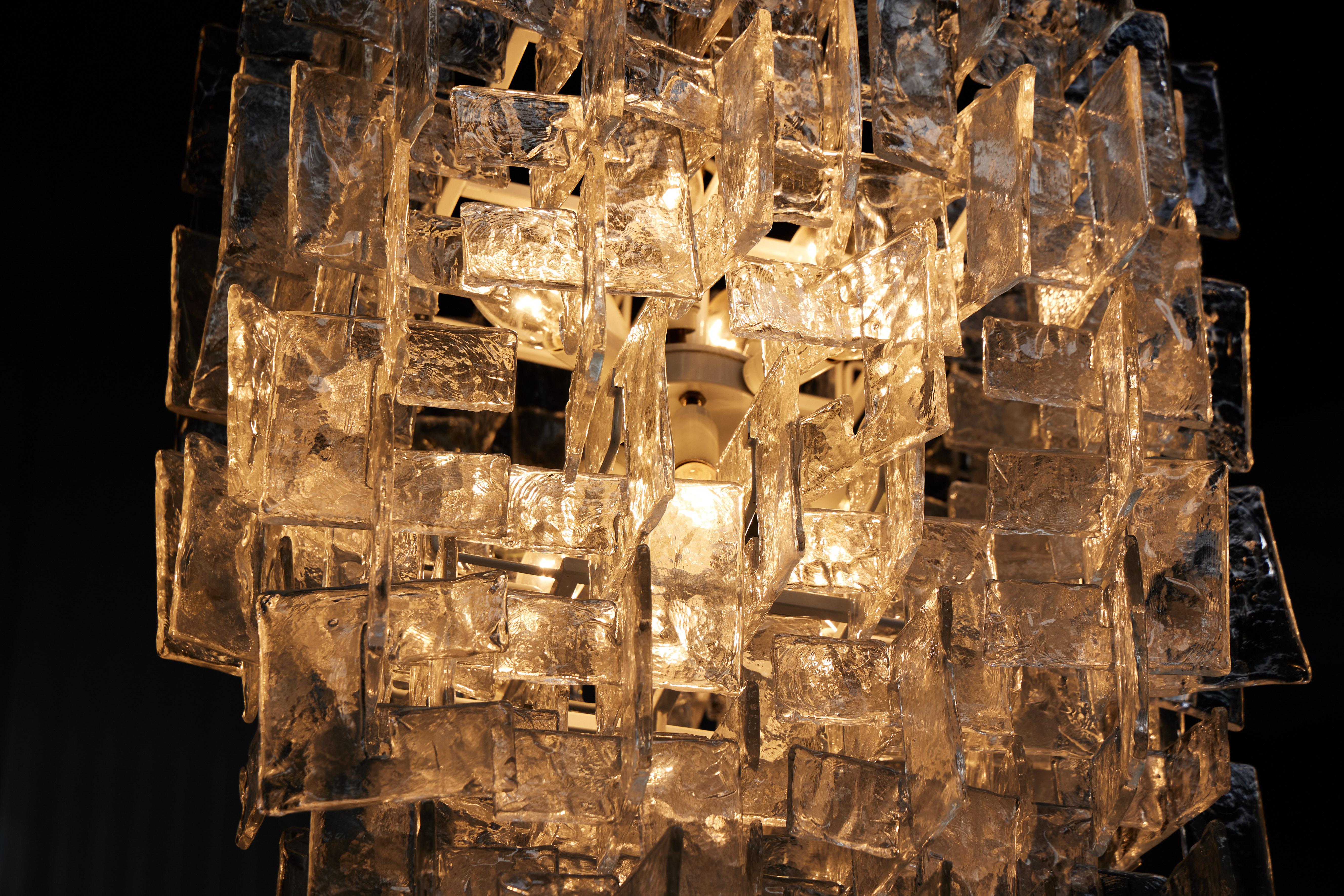 Grand lustre de Carlo Nason pour Mazzega, Italie, années 1960 en vente 8
