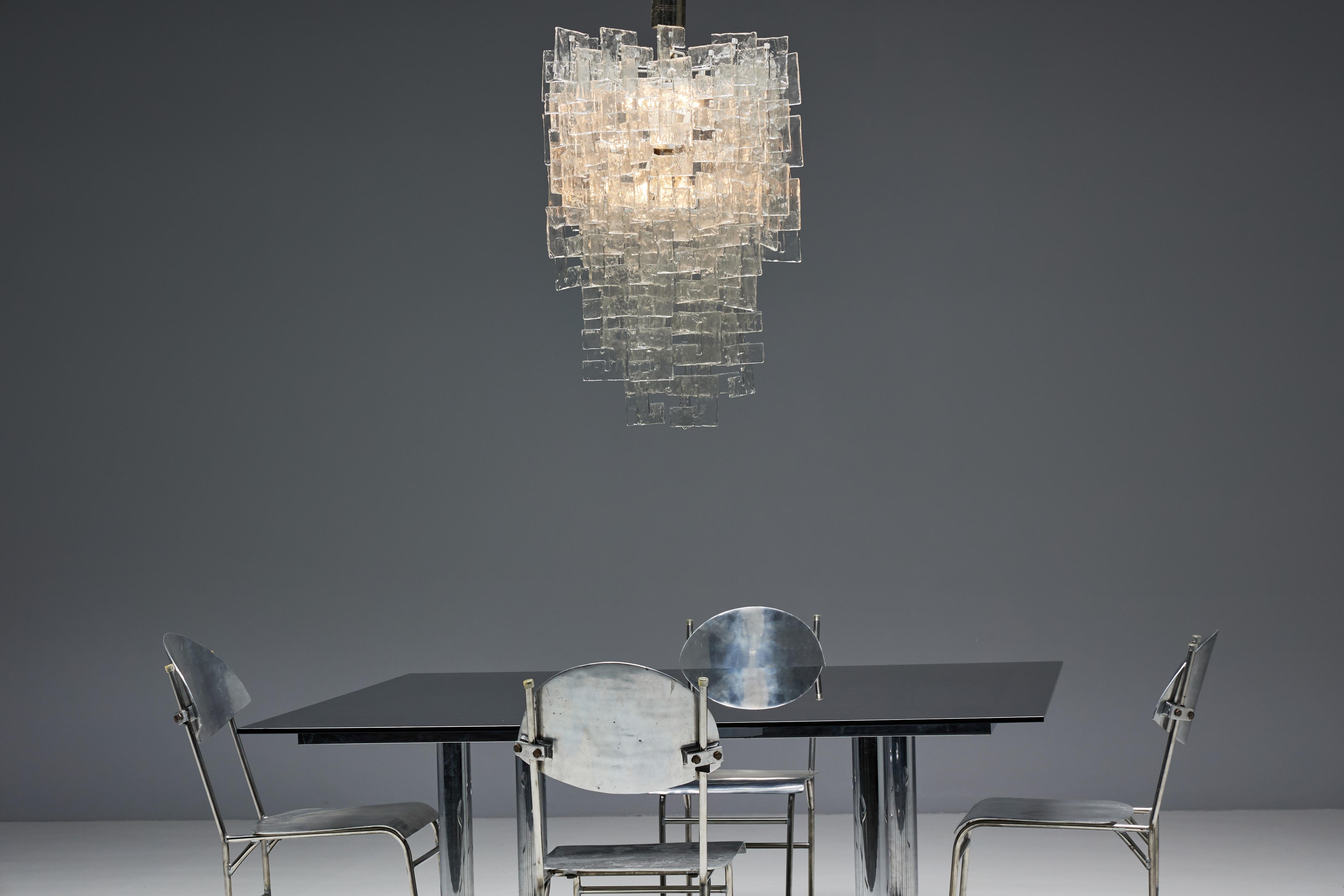 italien Grand lustre de Carlo Nason pour Mazzega, Italie, années 1960 en vente