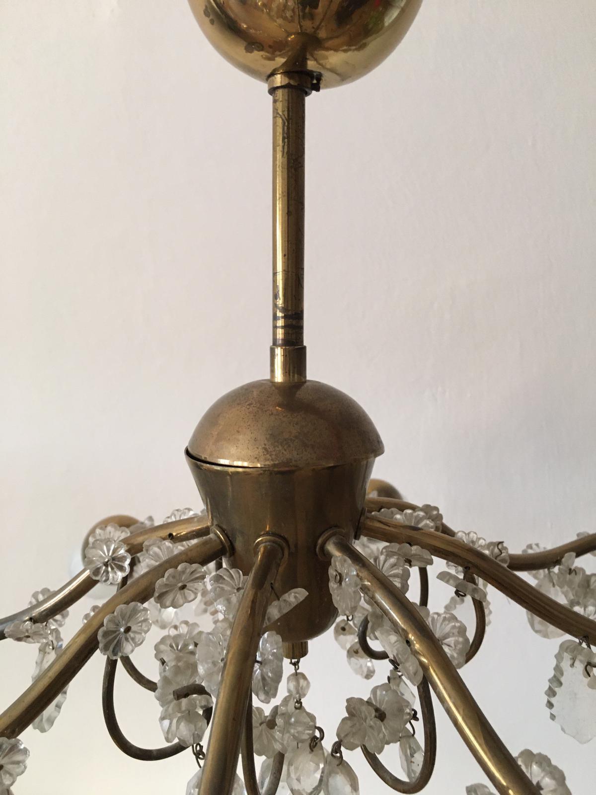 Mid-Century Modern Grand lustre de J.L Lobmeyr en vente