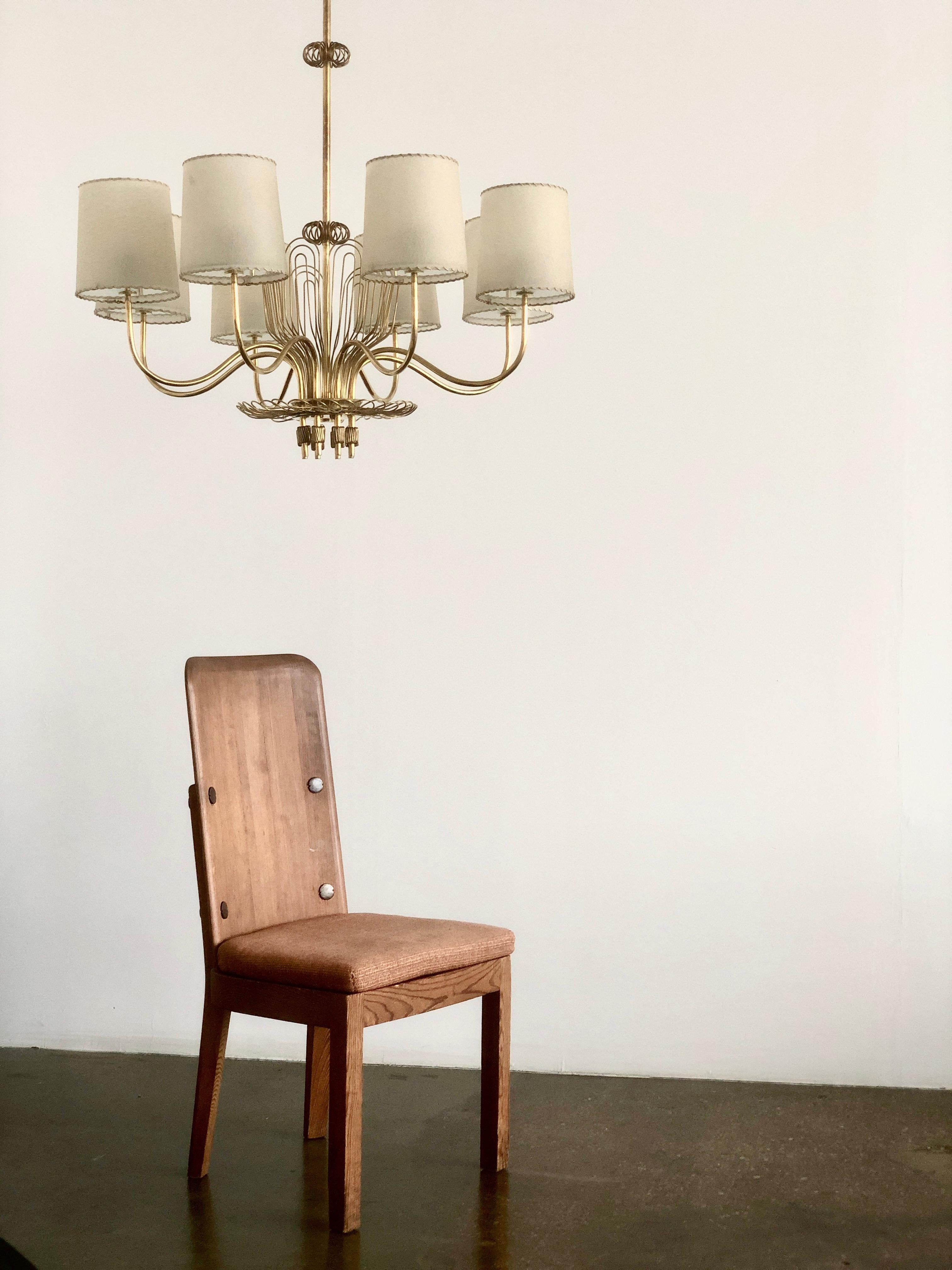Finnish Large Chandelier by Paavo Tynell
