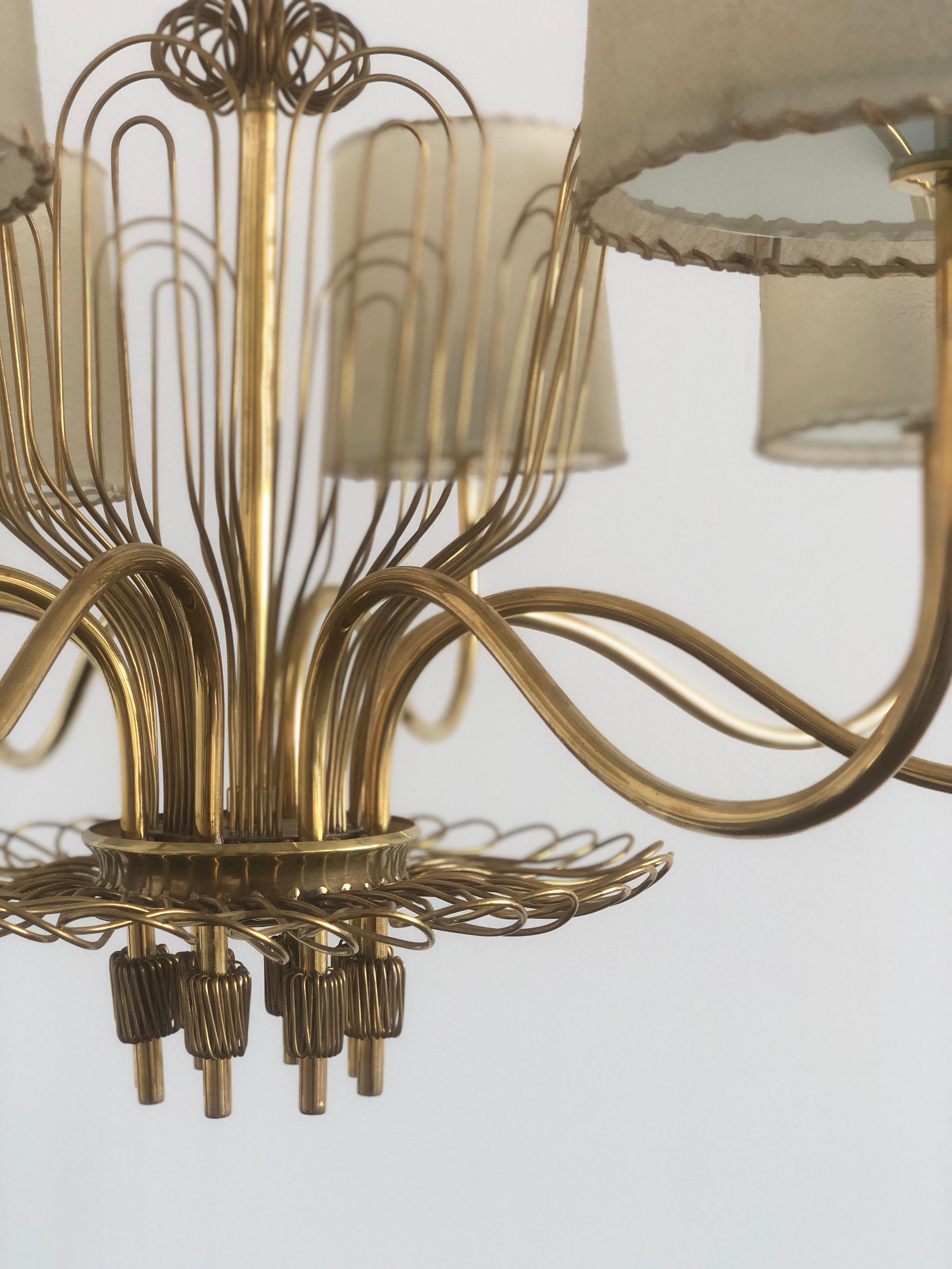 Large Chandelier by Paavo Tynell 2