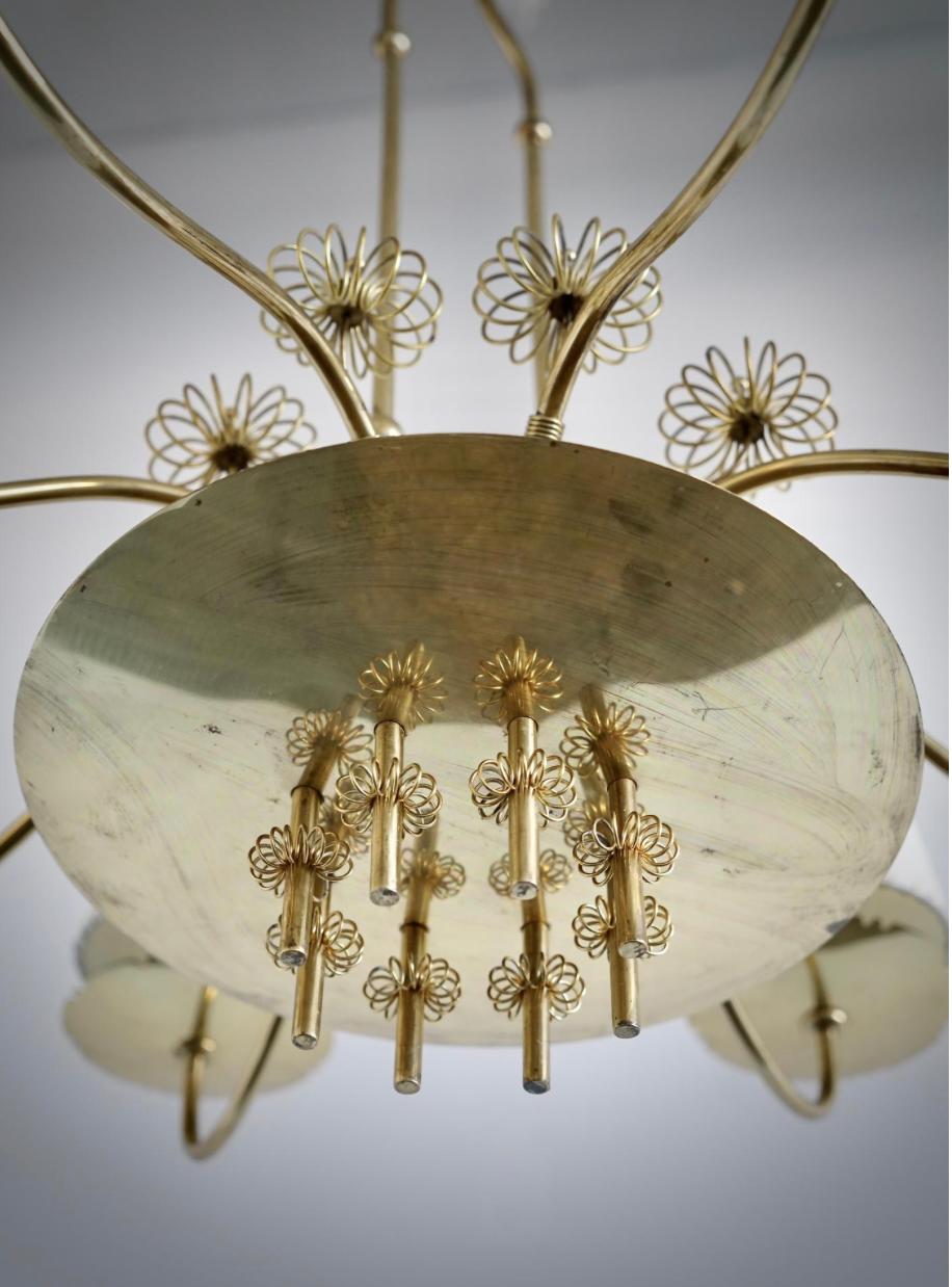 Grand lustre de Paavo Tynell pour Taito Oy Bon état - En vente à Long Island City, NY