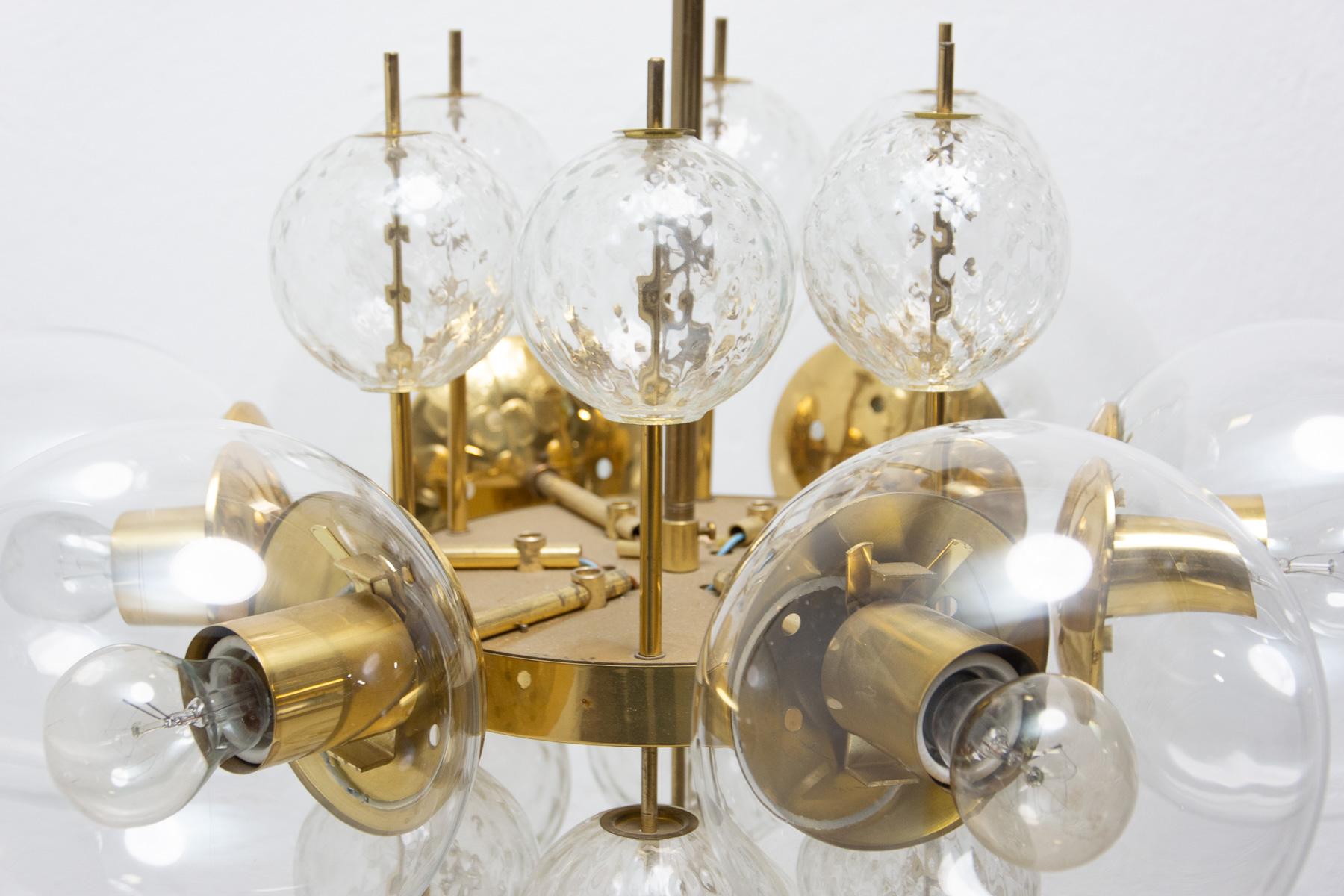 Large Chandelier from Kamenicky Šenov, 1970´s, Czechoslovakia 5