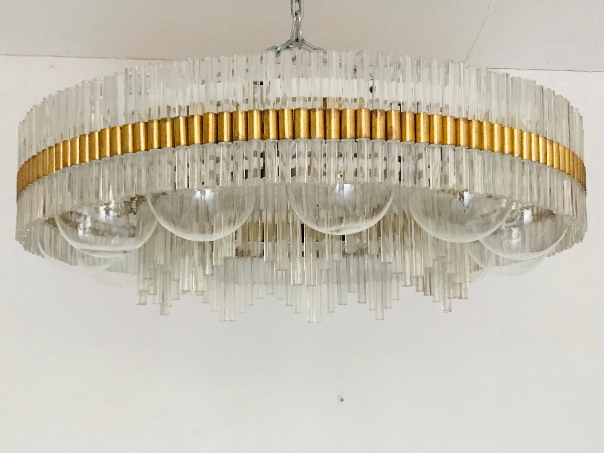 Late 20th Century Large Chandelier 