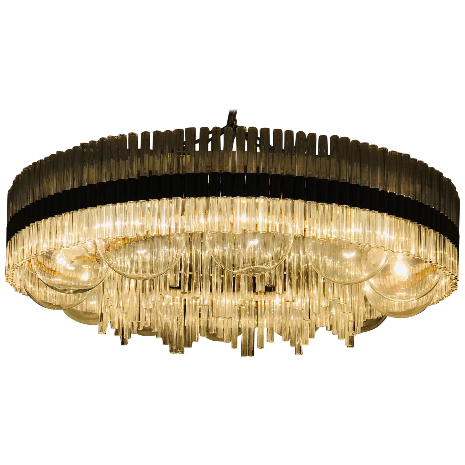 Large Chandelier "Murano, 1970" For Sale