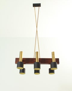 Large Chandelier with Six Lights from 1950's