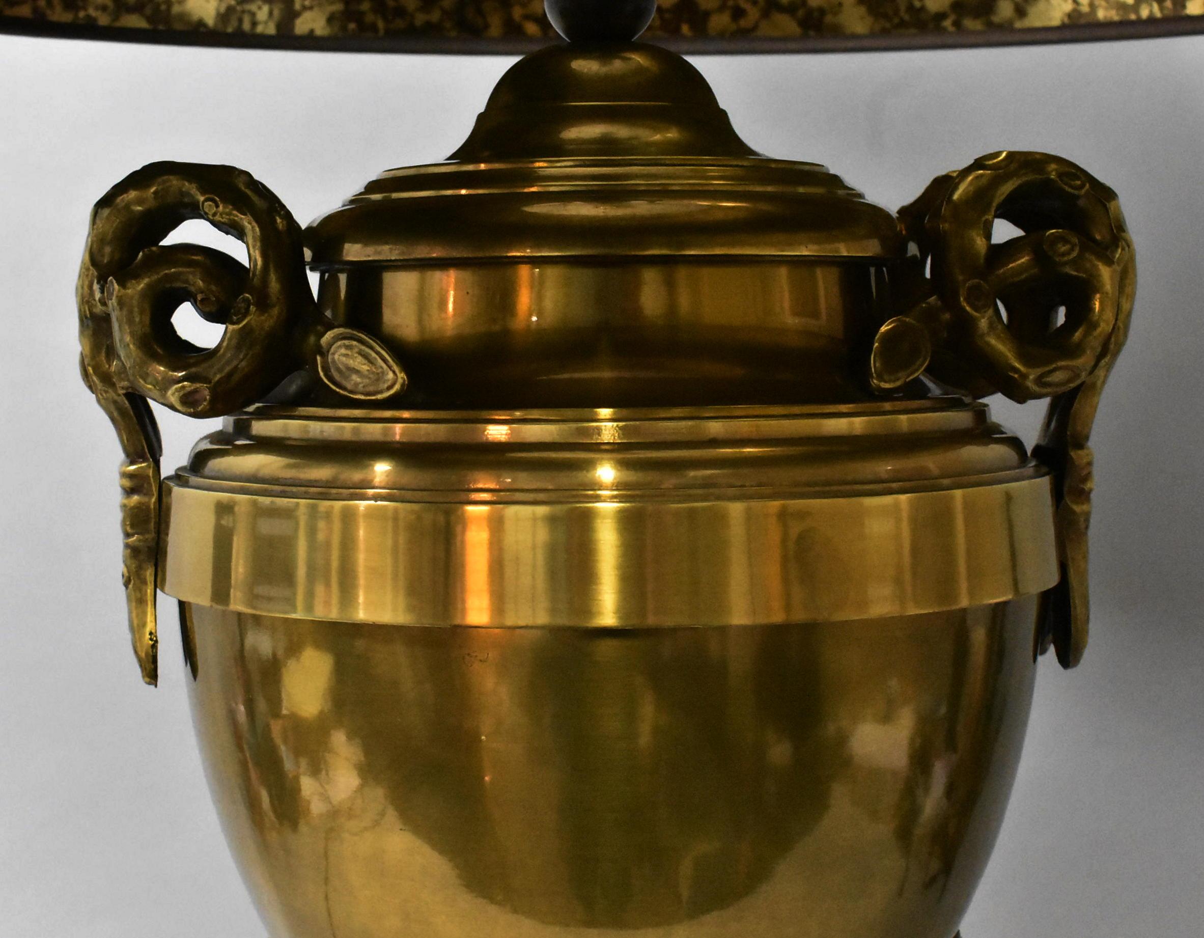 vintage chapman brass lamps