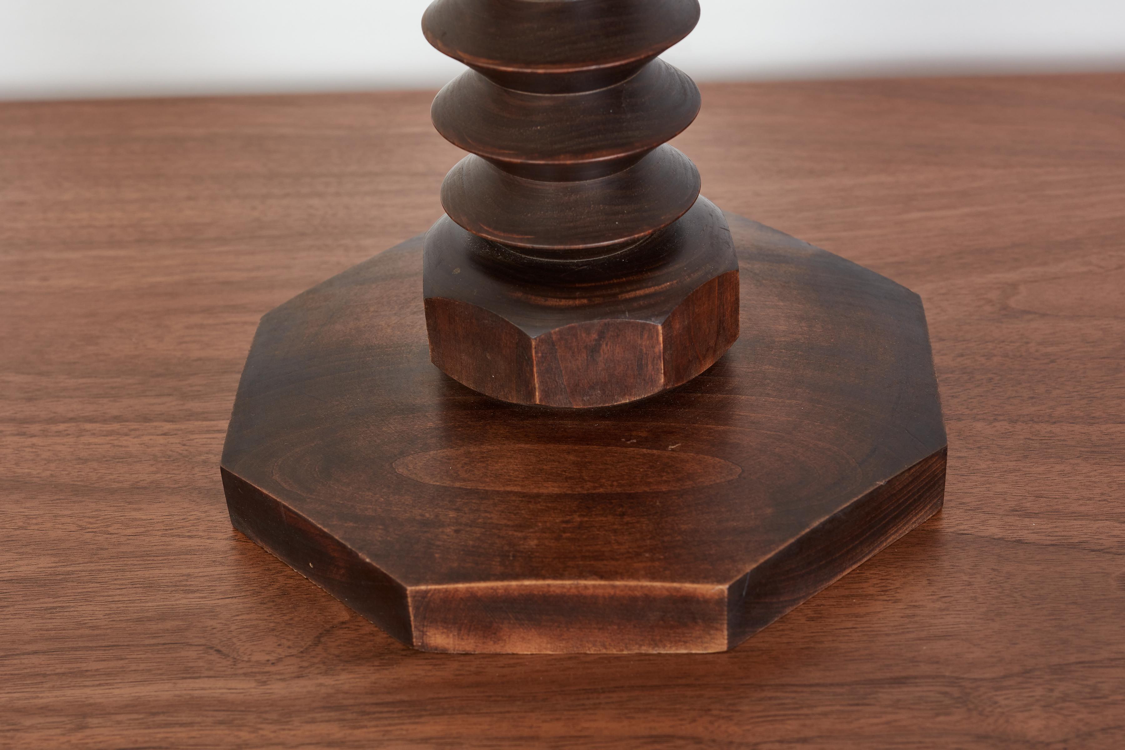 Large Charles Dudouyt Table lamp In Good Condition For Sale In Beverly Hills, CA