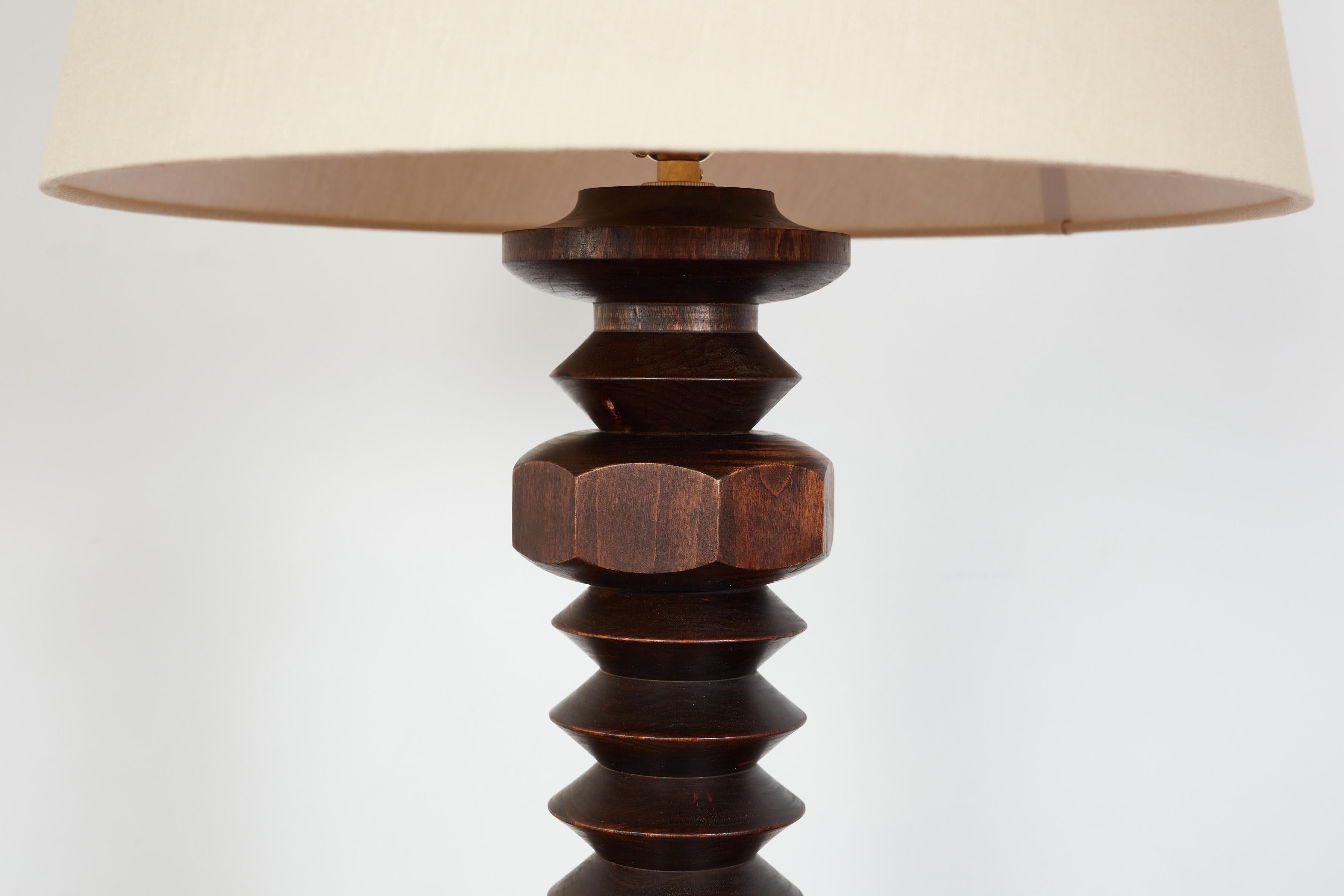 Mid-20th Century Large Charles Dudouyt Table lamp For Sale