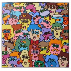 Large Charles Houska Original Acrylic on Canvas Painting